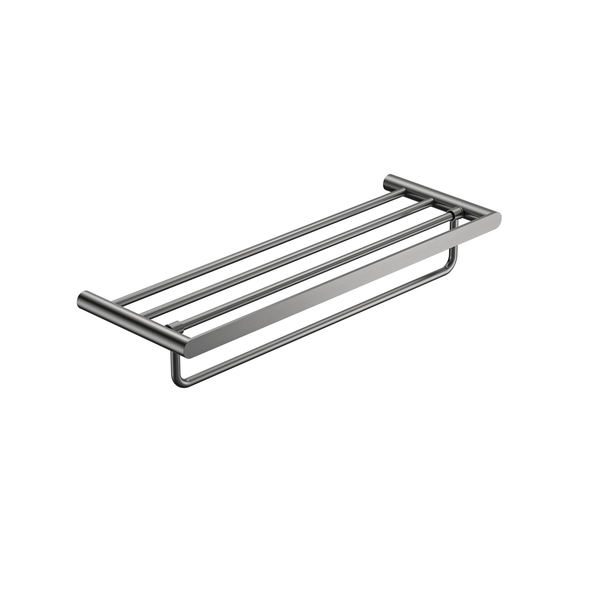MELA - PALCO/RONDO Bath Towel Shelf Brushed NickelAccessories – available at Bathroom City Perth