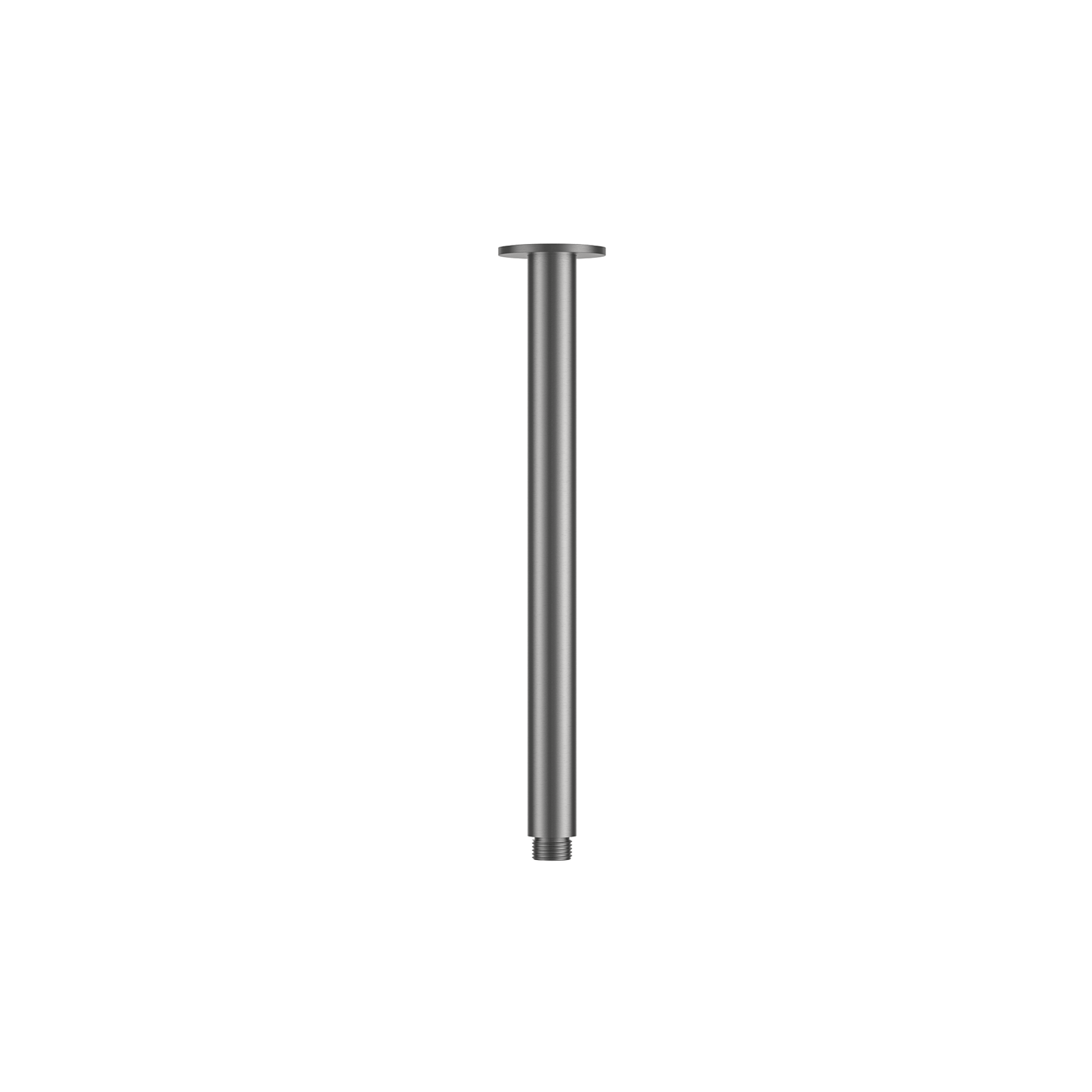 MELA - PALCO/RONDO Ceiling Arm Brushed Nickel Tapware from our MELA supplier – available at Bathroom City Perth