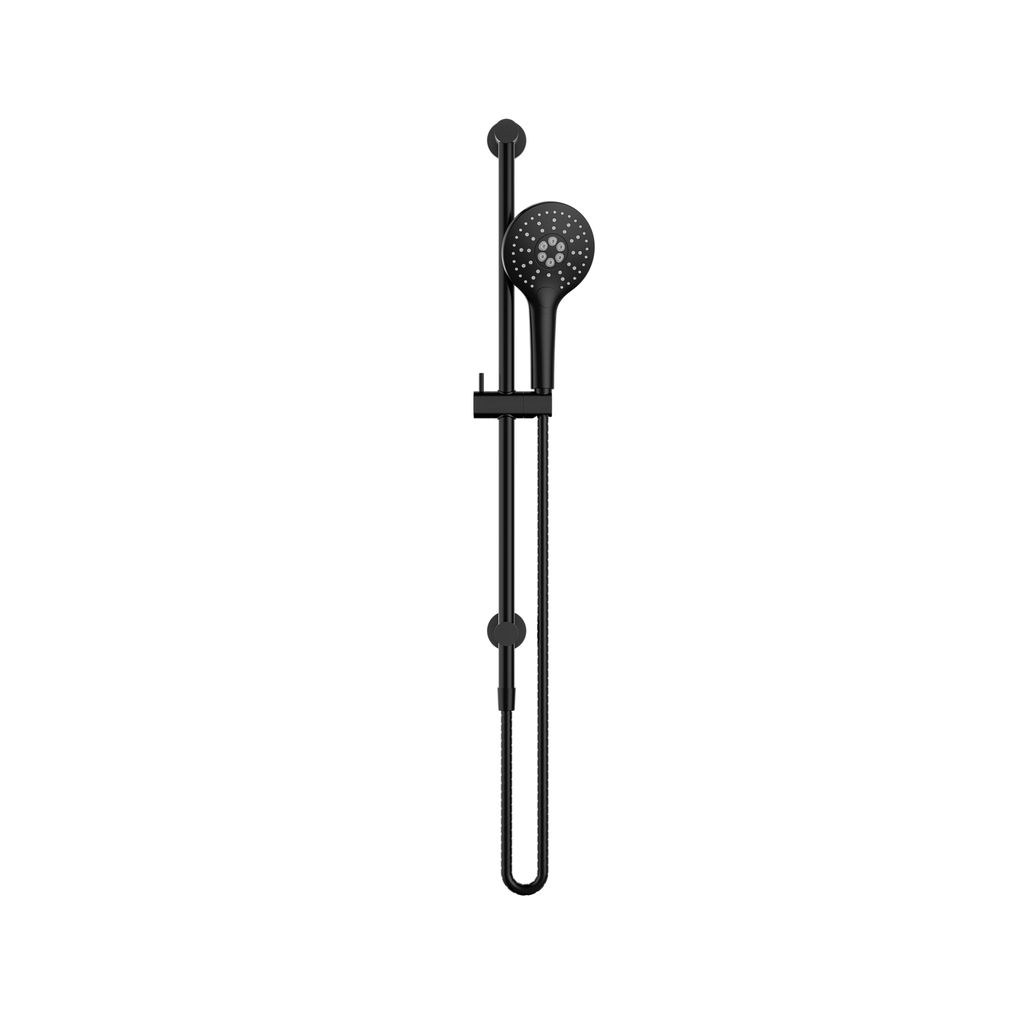 MELA - PALCO/RONDO Hand Shower Set with Rail BlackTapware – available at Bathroom City Perth