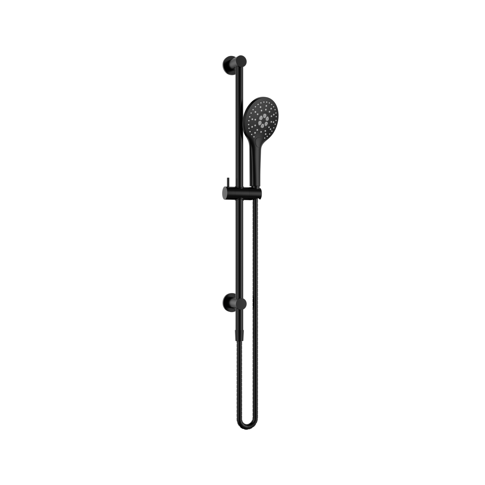 MELA - PALCO/RONDO Hand Shower Set with Rail BlackTapware – available at Bathroom City Perth