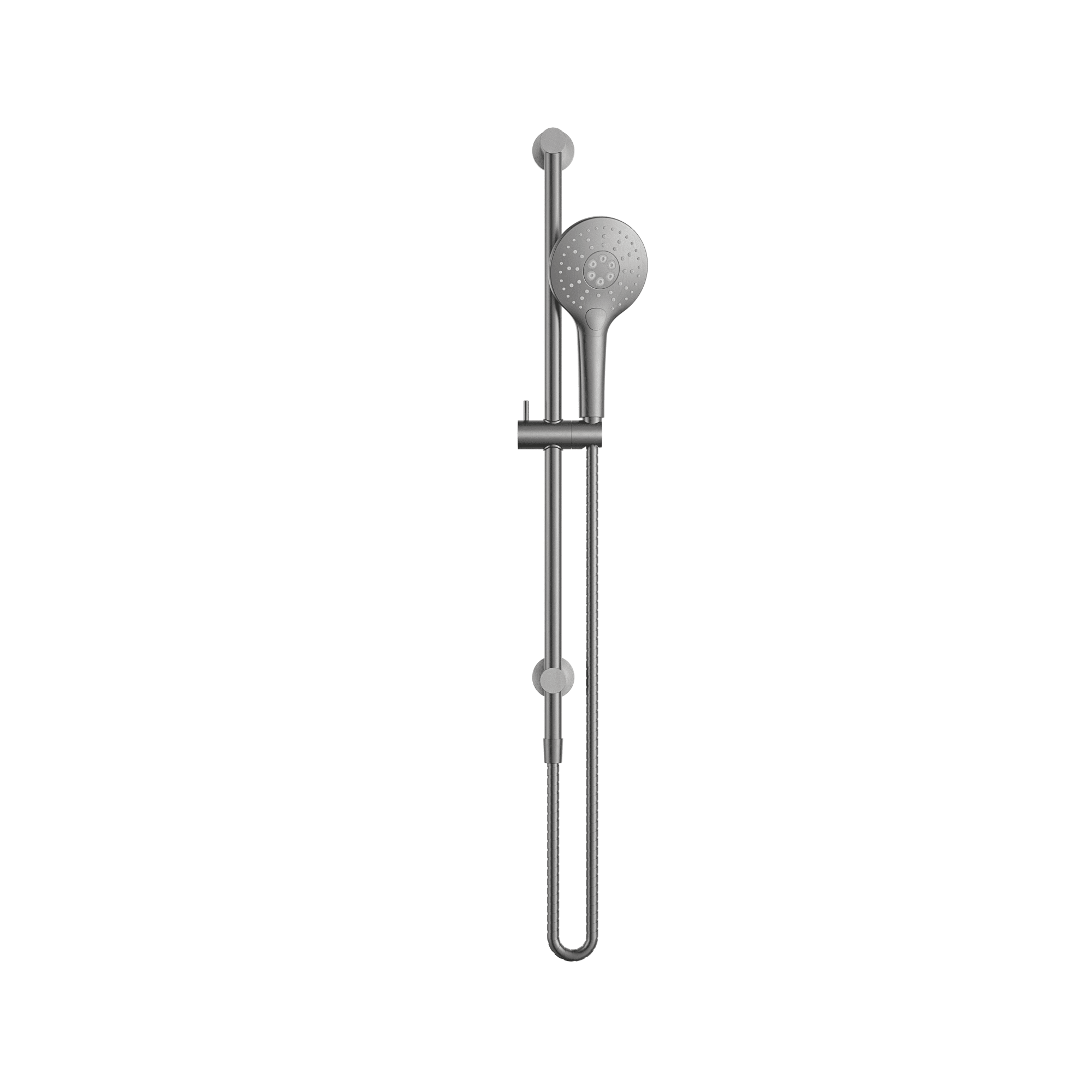 MELA - PALCO/RONDO Hand Shower Set with Rail Brushed Nickel-Tapware-from our-MELA-supplier–available at Bathroom City Perth