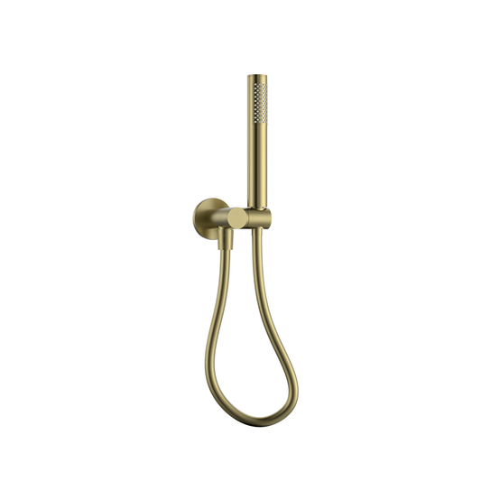 MELA - PALCO/RONDO Hand Shower Set without Rail Brushed BrassTapware – available at Bathroom City Perth