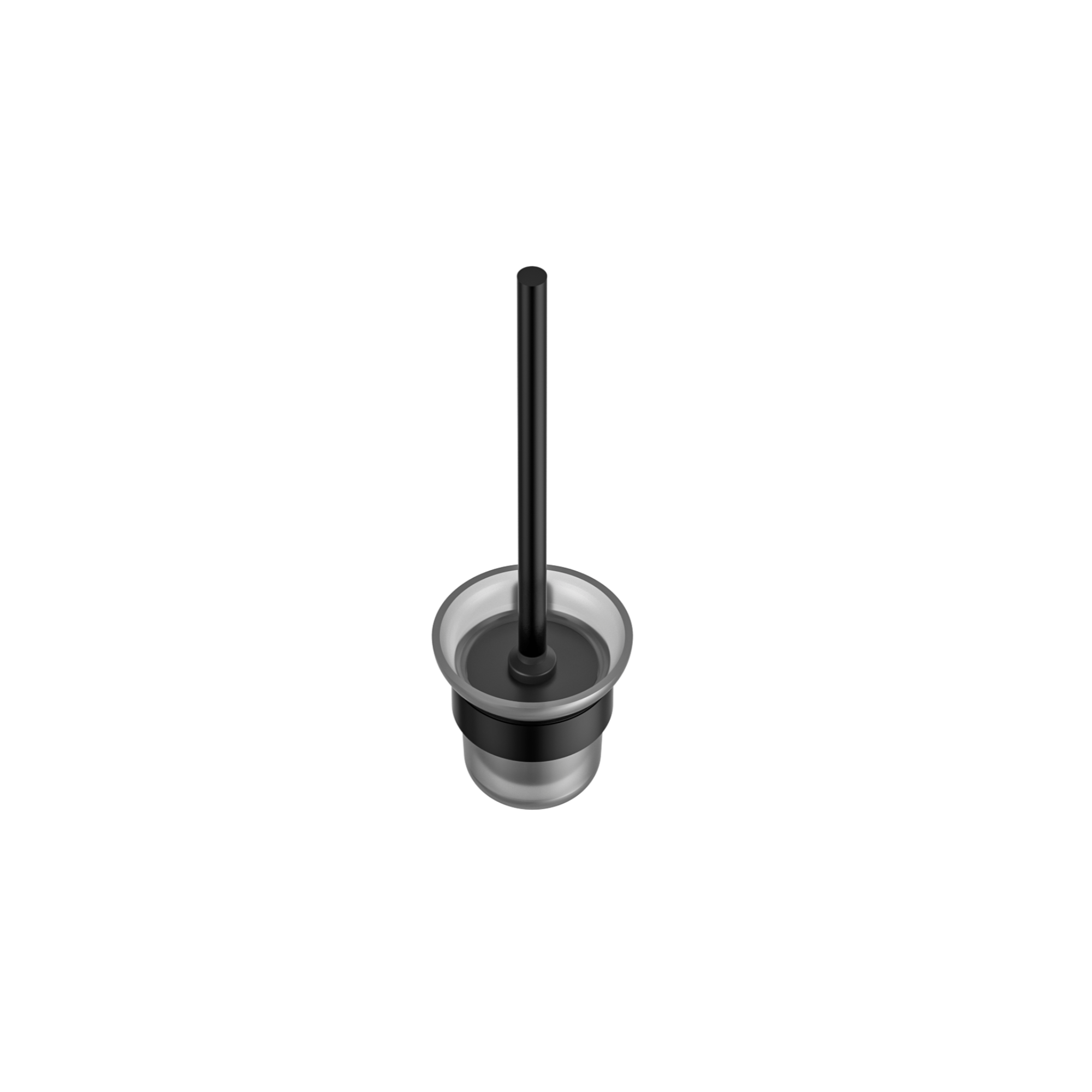 MELA - PALCO/RONDO Toilet Brush Holder BlackAccessories – available at Bathroom City Perth