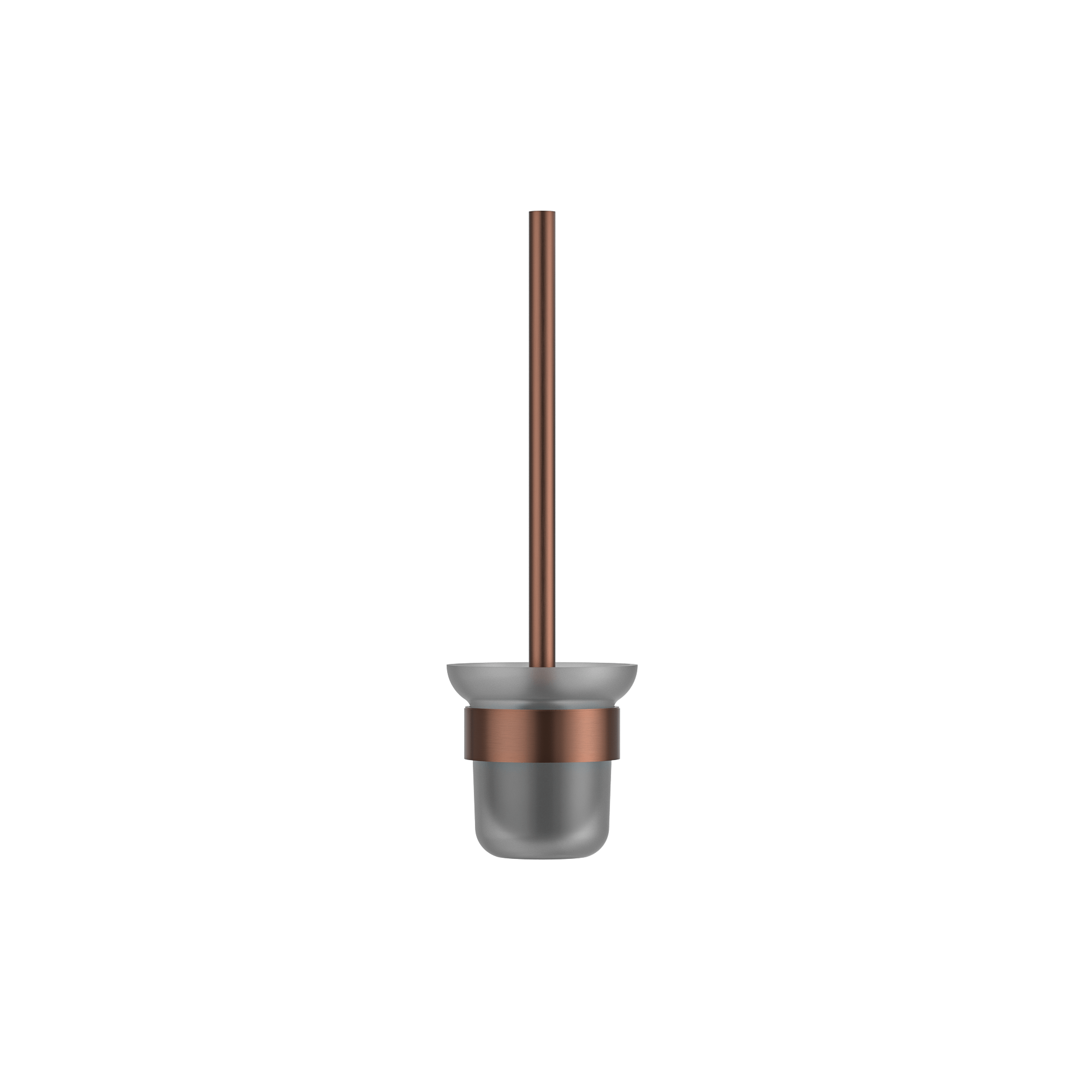 MELA - PALCO/RONDO Toilet Brush Holder Brushed Copper Accessories from Mela – available at Bathroom City Perth