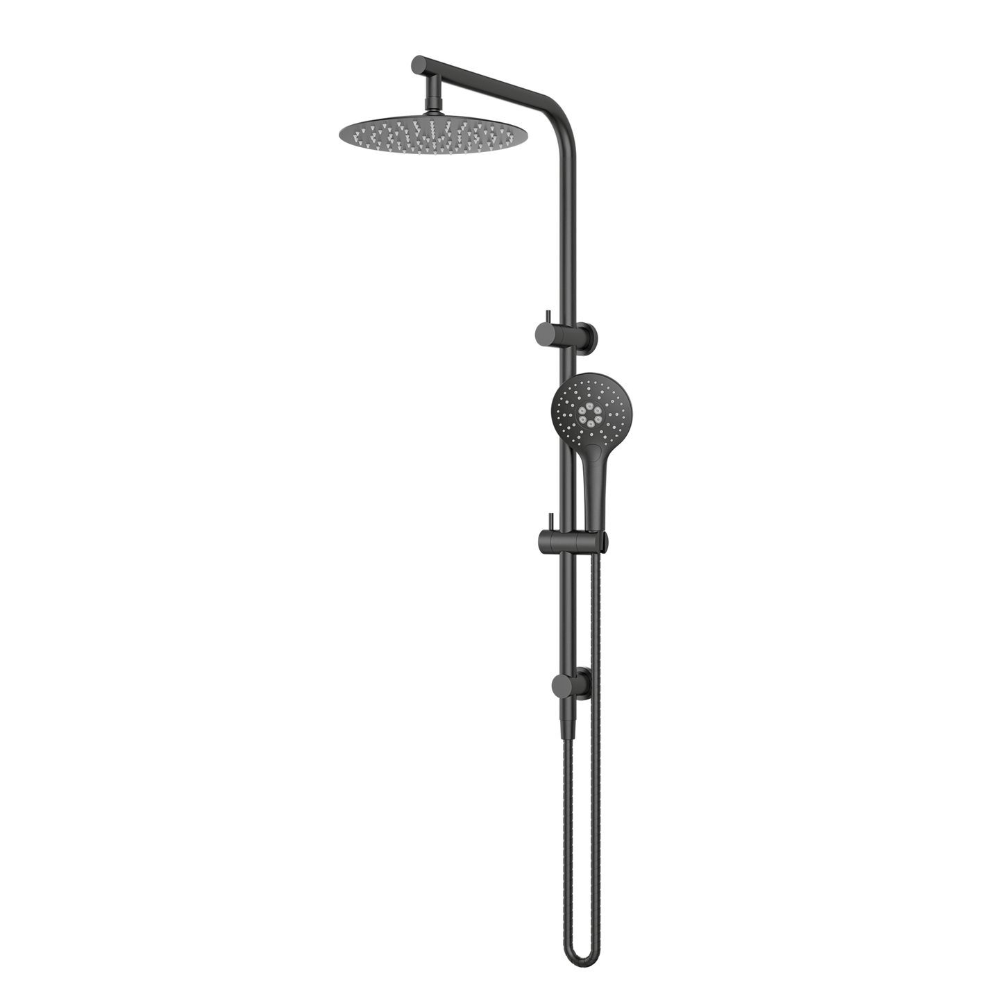 MELA - PALCO/RONDO Twin Combo Shower Set with Rail Gun MetalTapwareMELABathroom City from Mela – available at Bathroom City Perth