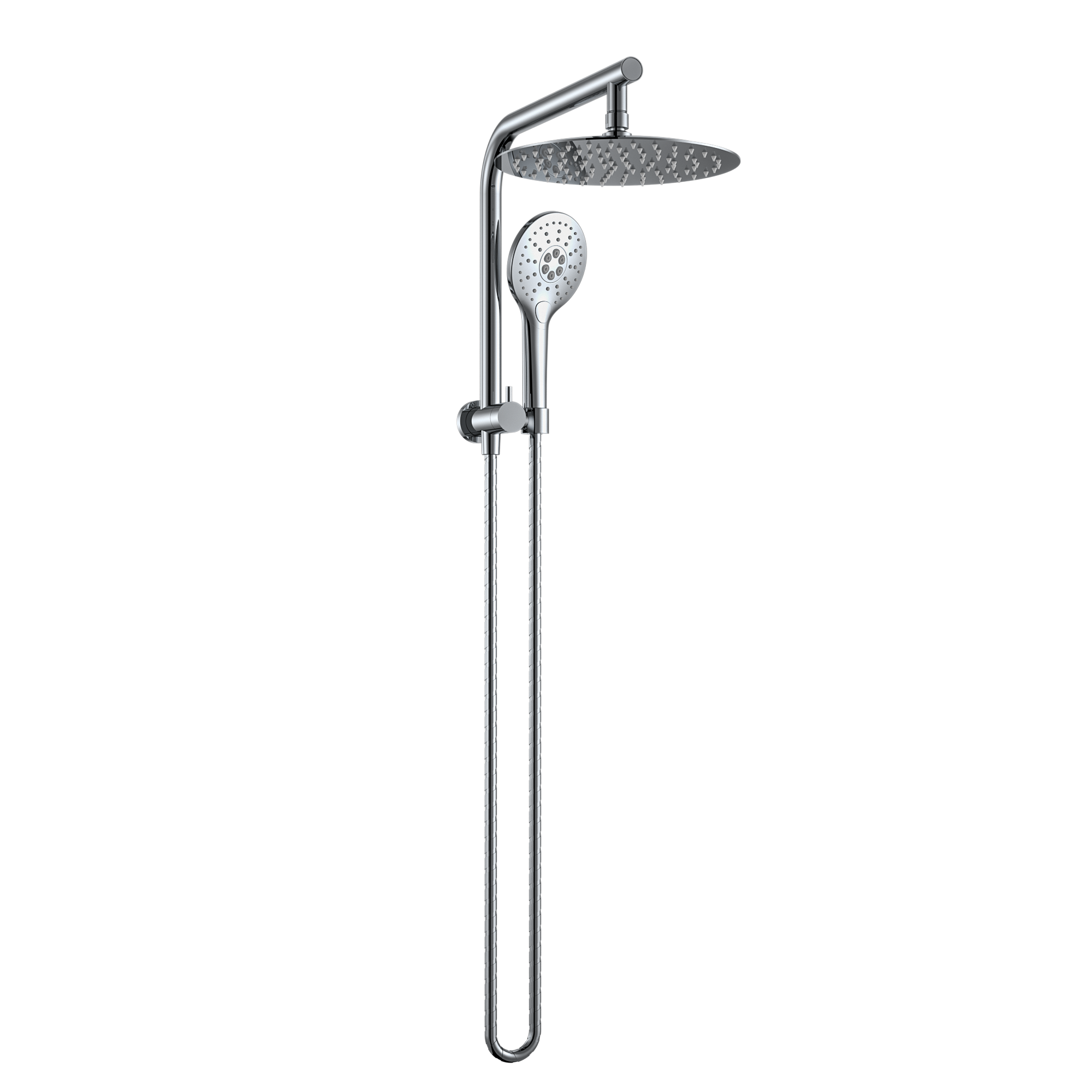 MELA - PALCO/RONDO Twin Combo Shower Set without Rail ChromeTapwareMELABathroom City from Mela – available at Bathroom City Perth
