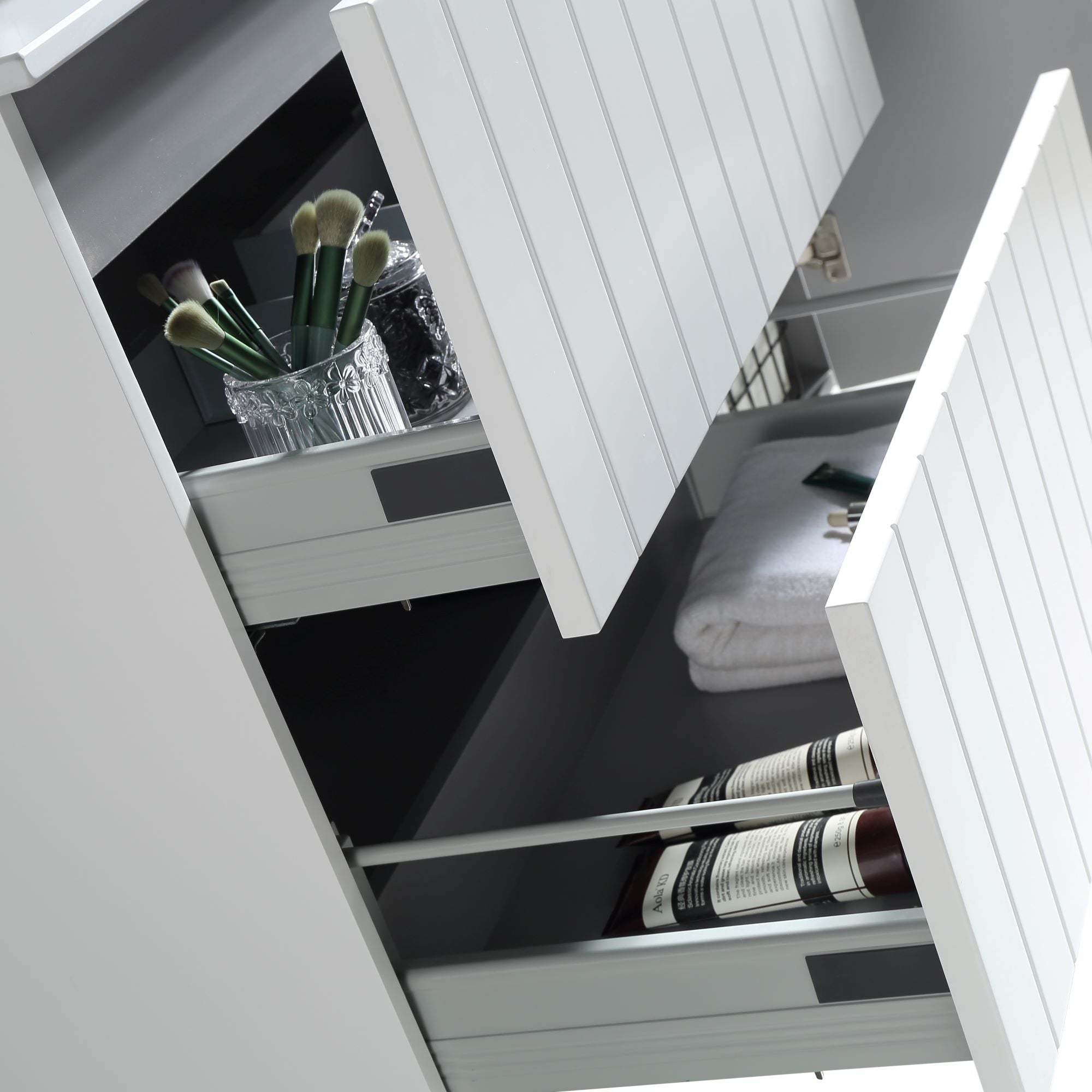 MELA - PASTEL 1050 Matt White Wall Hung Vanity with Door & DrawersVanities – available at Bathroom City Perth