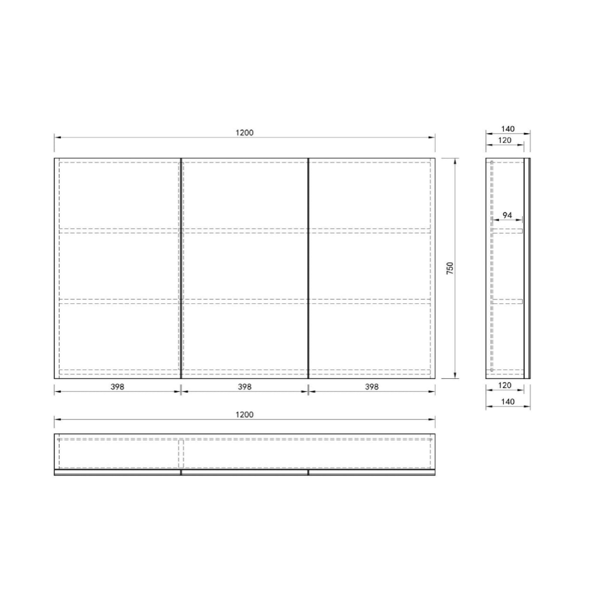 MELA - PORTER 1200 Snafell Mirror CabinetMirror – available at Bathroom City Perth
