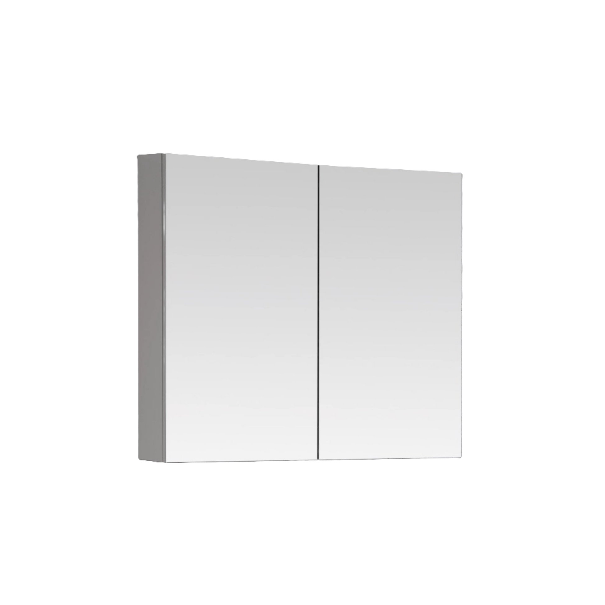 MELA - PORTER 600 Gloss White Mirror CabinetMirror – available at Bathroom City Perth