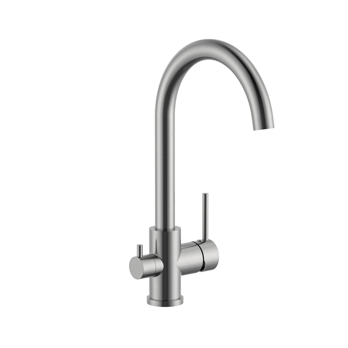 MELA - RONDO Filter Sink Mixer Brushed Nickel-Tapware-from our-MELA-supplier–available at Bathroom City Perth