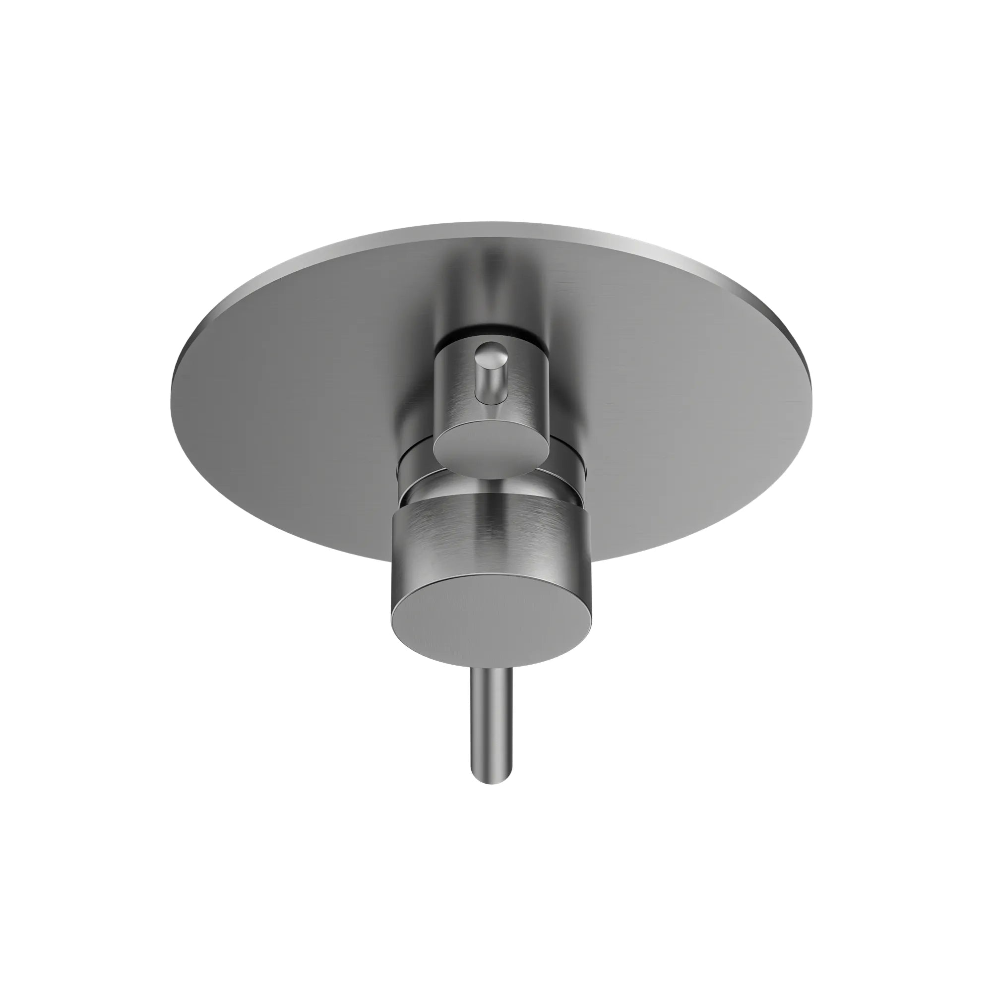 MELA - RONDO Shower/Bath Wall Mixer Diverter Brushed Nickel-Tapware-from our-MELA-supplier–available at Bathroom City Perth