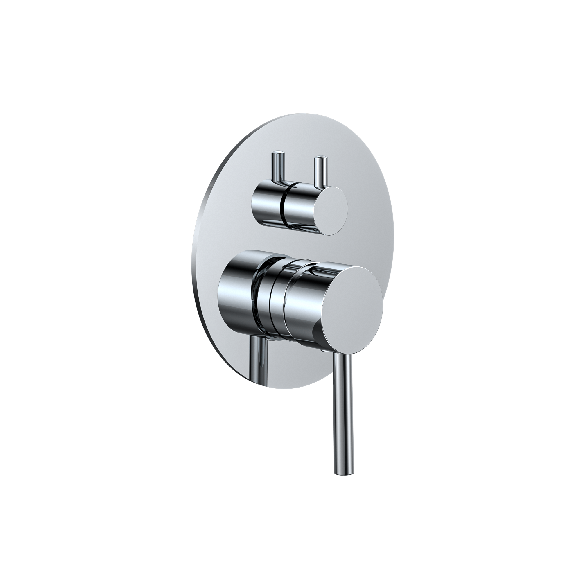 MELA - RONDO Shower/Bath Wall Mixer with Diverter ChromeTapware – available at Bathroom City Perth