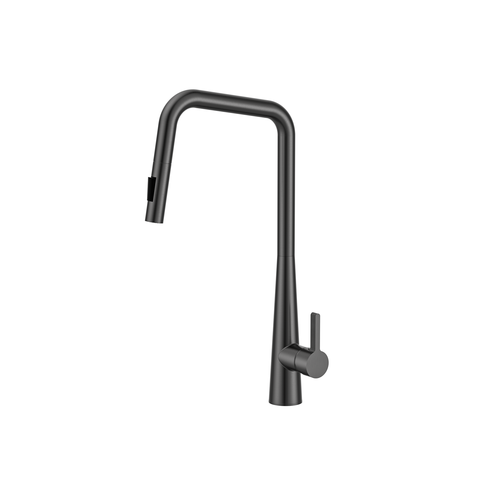 MELA - RONDO Square Kitchen Pull Out Mixer Gun MetalTapware – available at Bathroom City Perth