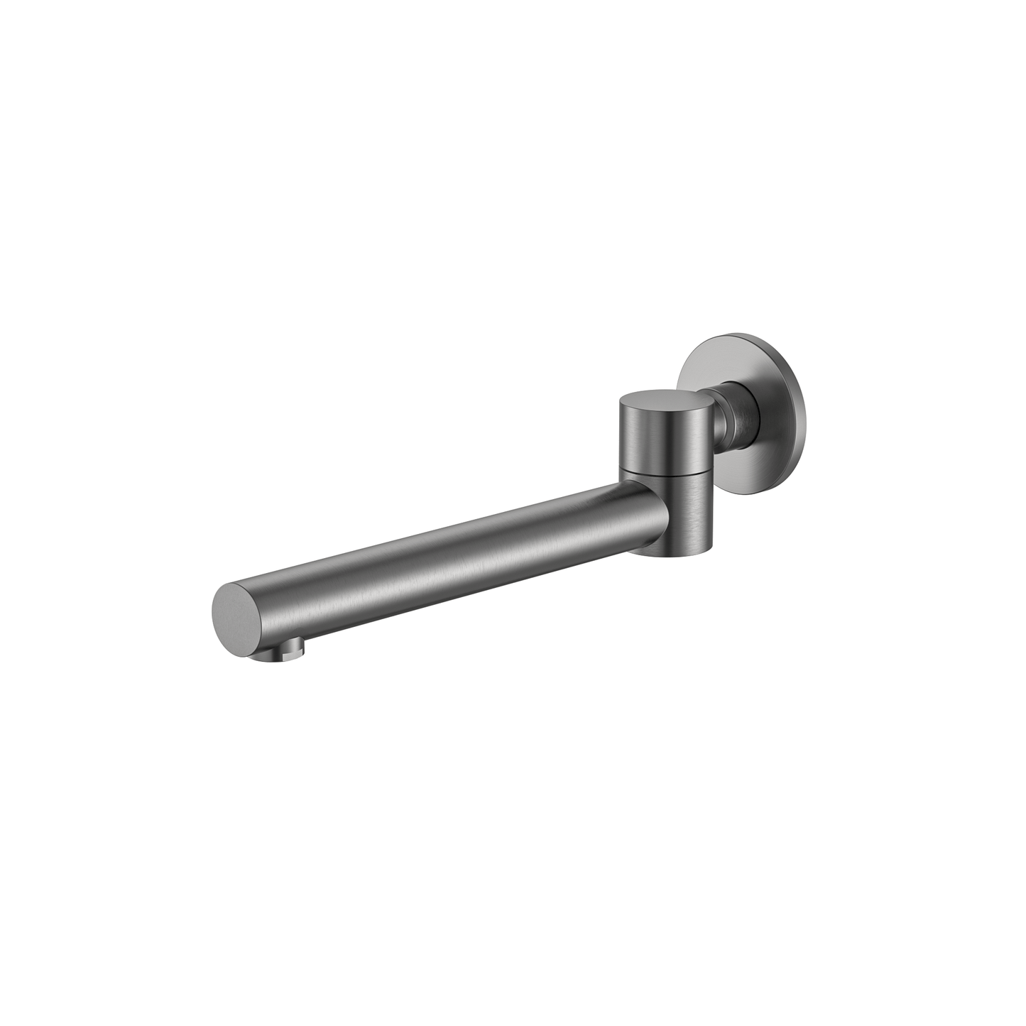 MELA - RONDO Swivel Wall Spout Brushed NickelTapware – available at Bathroom City Perth