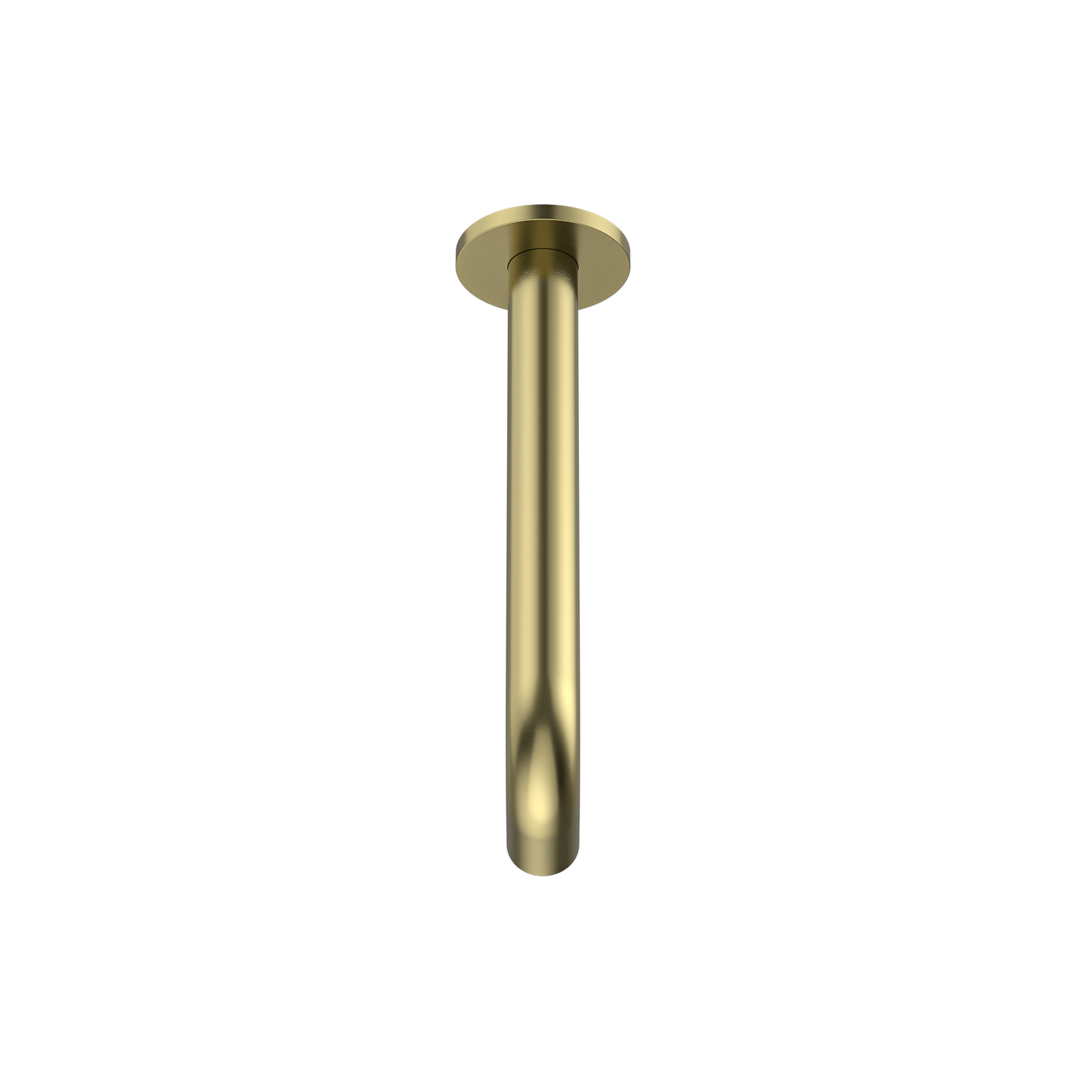 MELA - RONDO Wall Spout Brushed BrassTapware – available at Bathroom City Perth