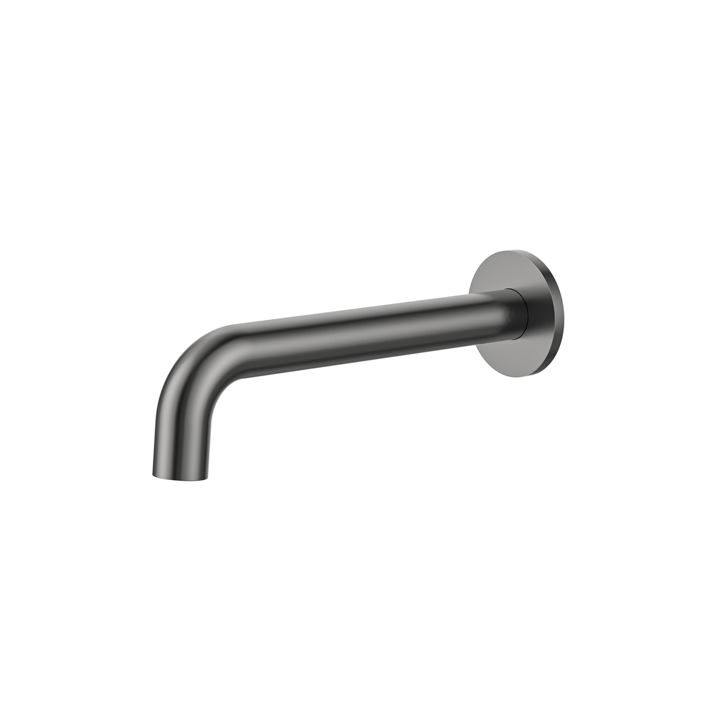 MELA - RONDO Wall Spout Brushed NickelTapware – available at Bathroom City Perth