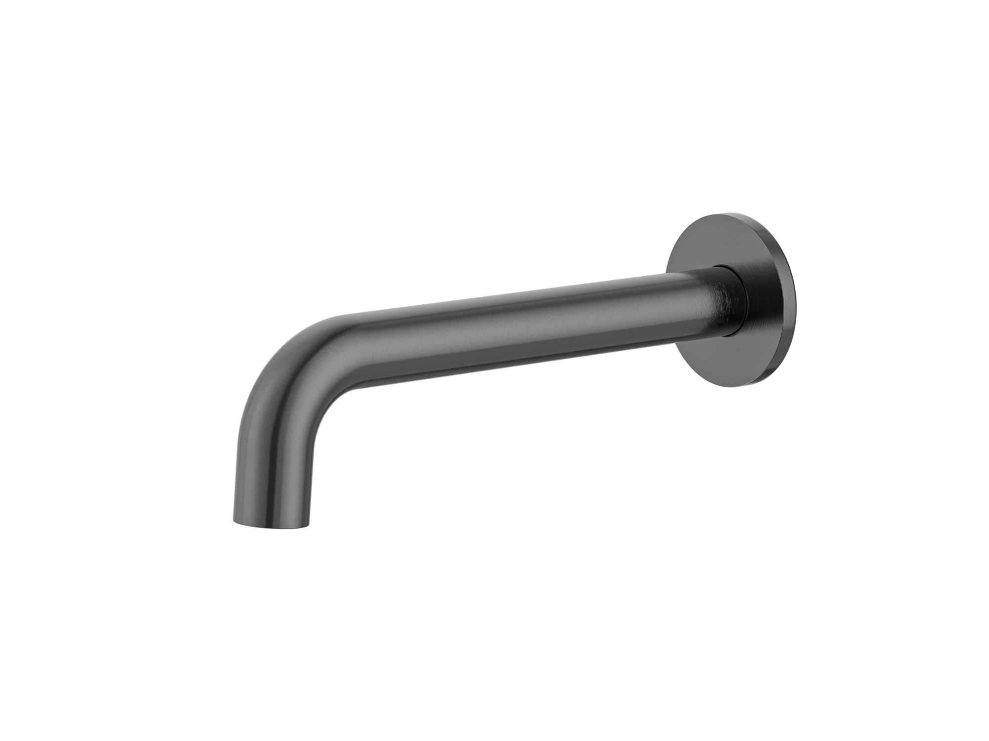 MELA - RONDO Wall Spout Gun Metal - Tapware - from our - MELA - supplier–available at Bathroom City Perth