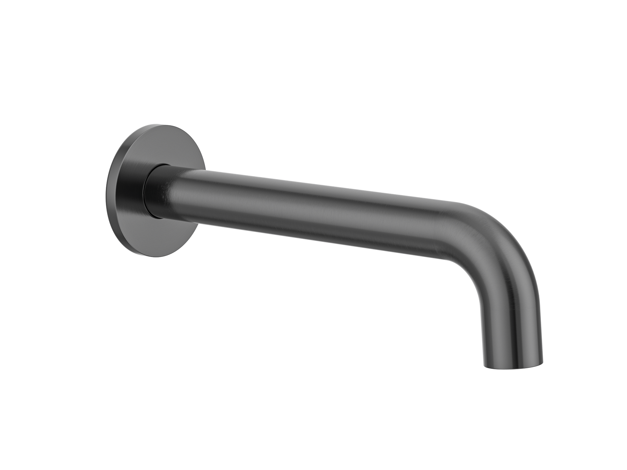 MELA - RONDO Wall Spout Gun Metal - Tapware - from our - MELA - supplier–available at Bathroom City Perth