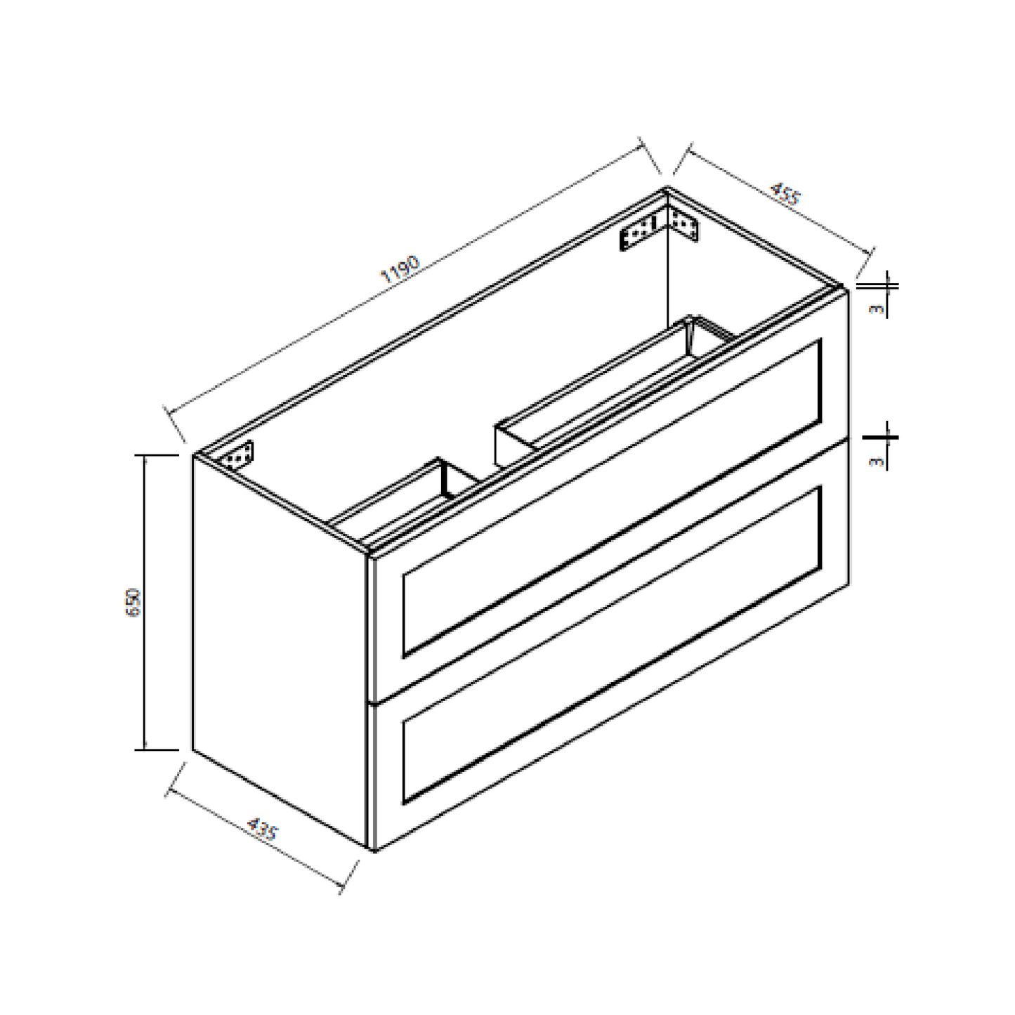 MELA - SHAKER 1200 Matt White Wall Hung Vanity with DrawersVanitiesMELABathroom City from Mela – available at Bathroom City Perth