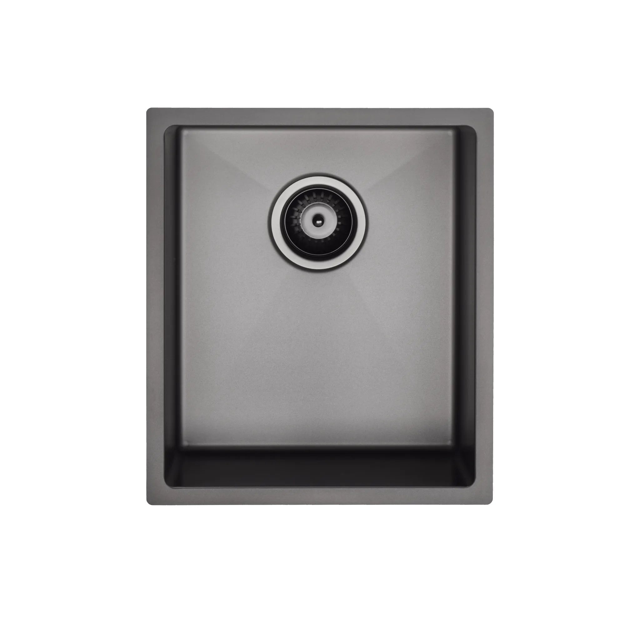 MELA - TRITON 380S Stainless Steel Sink Black-Sink-from our-MELA-supplier–available at Bathroom City Perth