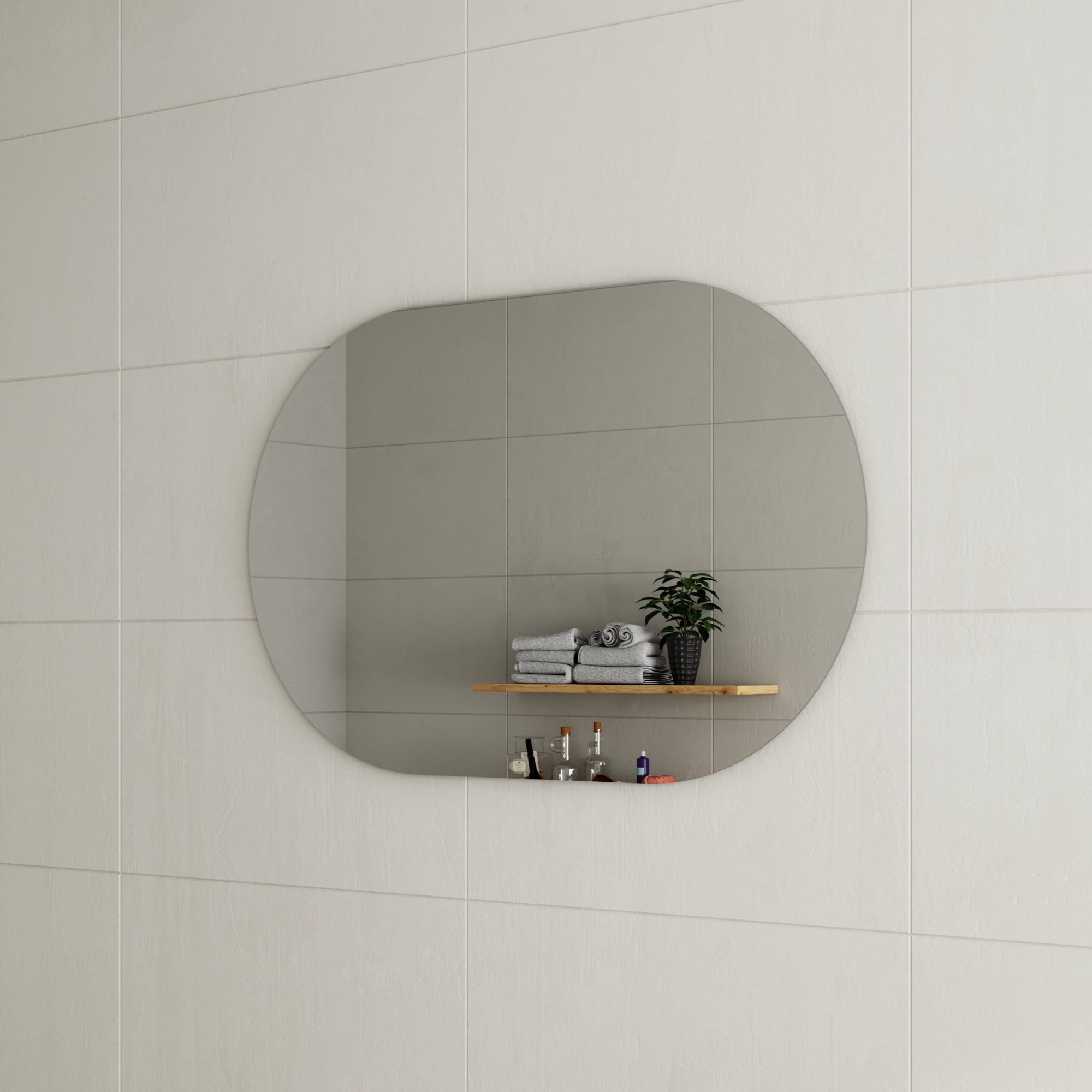 MELA - VERA 1200 Horizontal Oval MirrorMirror – available at Bathroom City Perth