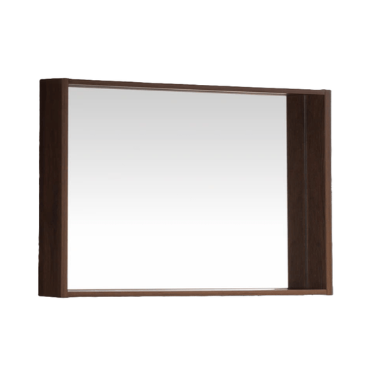 MELA - VINA 1200 Walnut Box Frame MirrorMirror – available at Bathroom City Perth