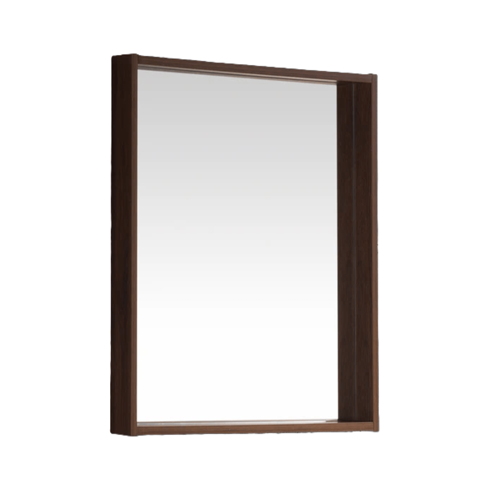 MELA - VINA 750 Walnut Box Frame MirrorMirror – available at Bathroom City Perth