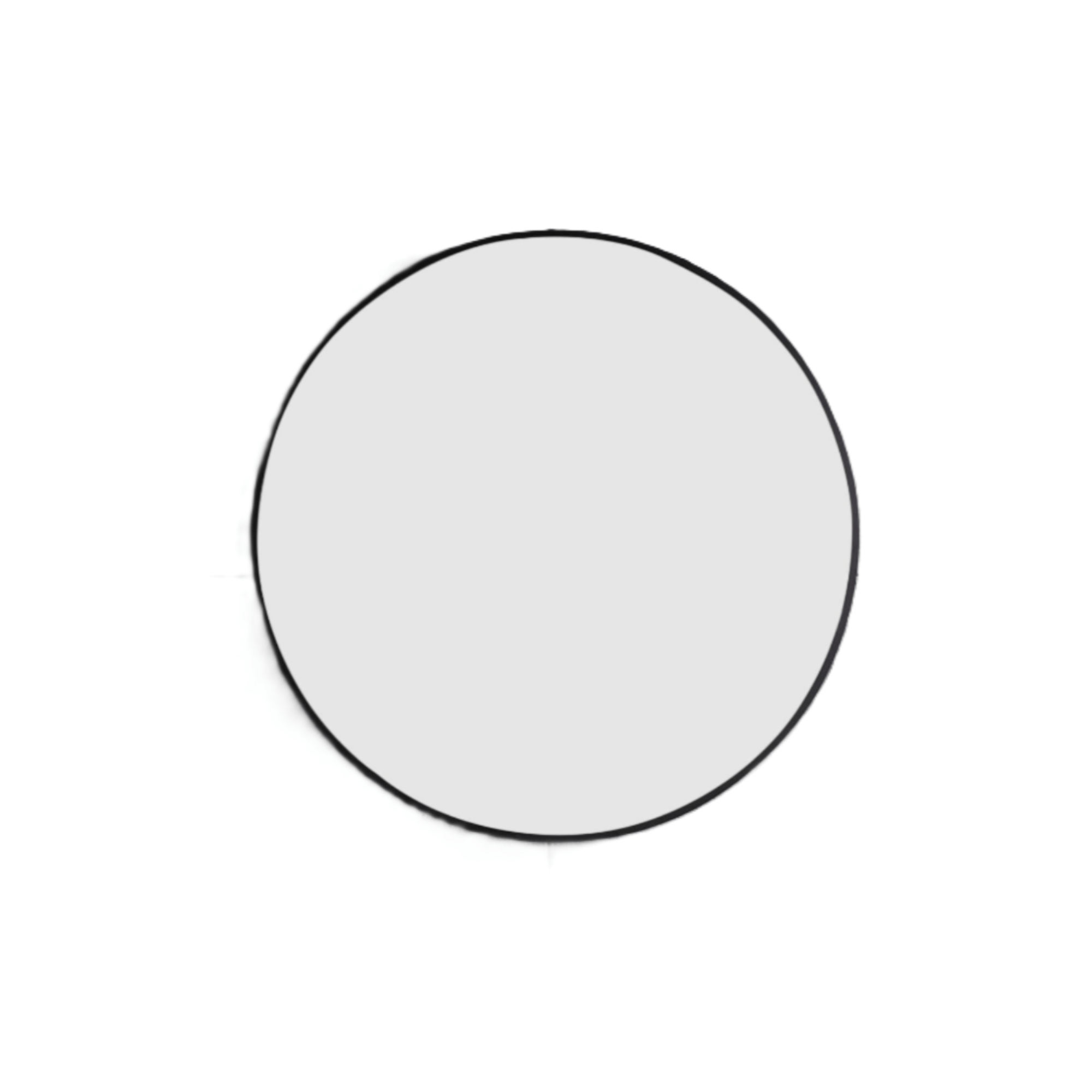 MELA - VINA 900 Round Mirror Black FrameMirror – available at Bathroom City Perth