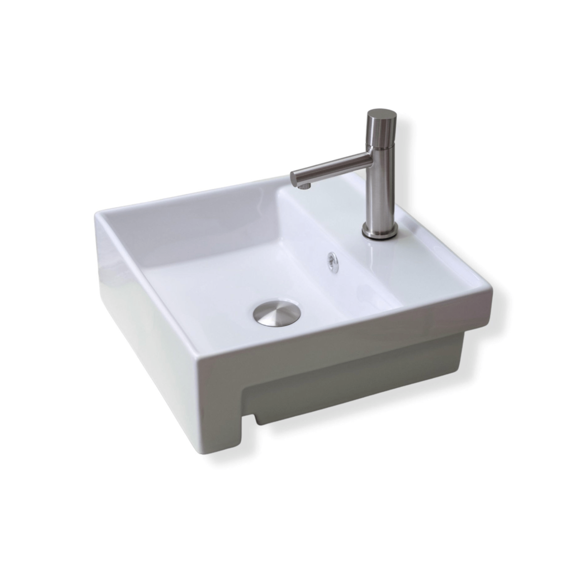MELA - ZONE Semi Recessed BasinBasins – available at Bathroom City Perth