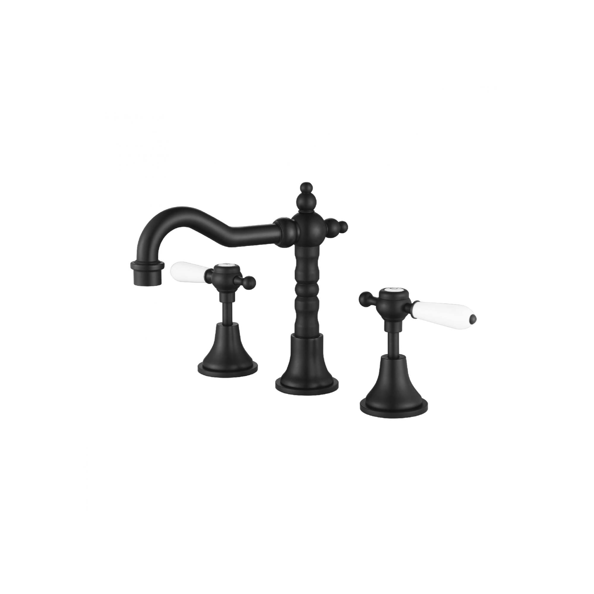 MODERN NATIONAL - BORDEAUX Basin Set 1/4 Turn BlackTapware – available at Bathroom City Perth