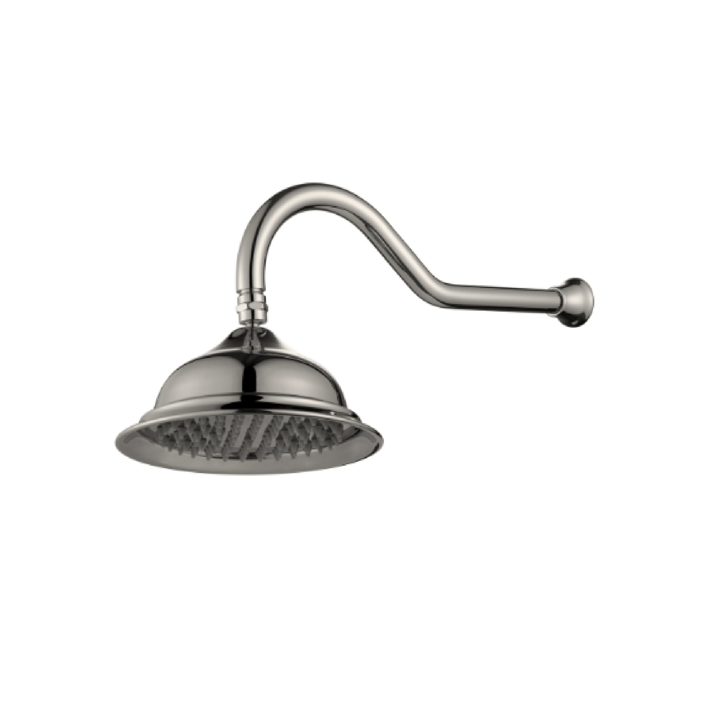 MODERN NATIONAL - BORDEAUX Shower Arm with Shower Head Brushed Nickel - Tapware - from our - Modern National - supplier–available at Bathroom City Perth