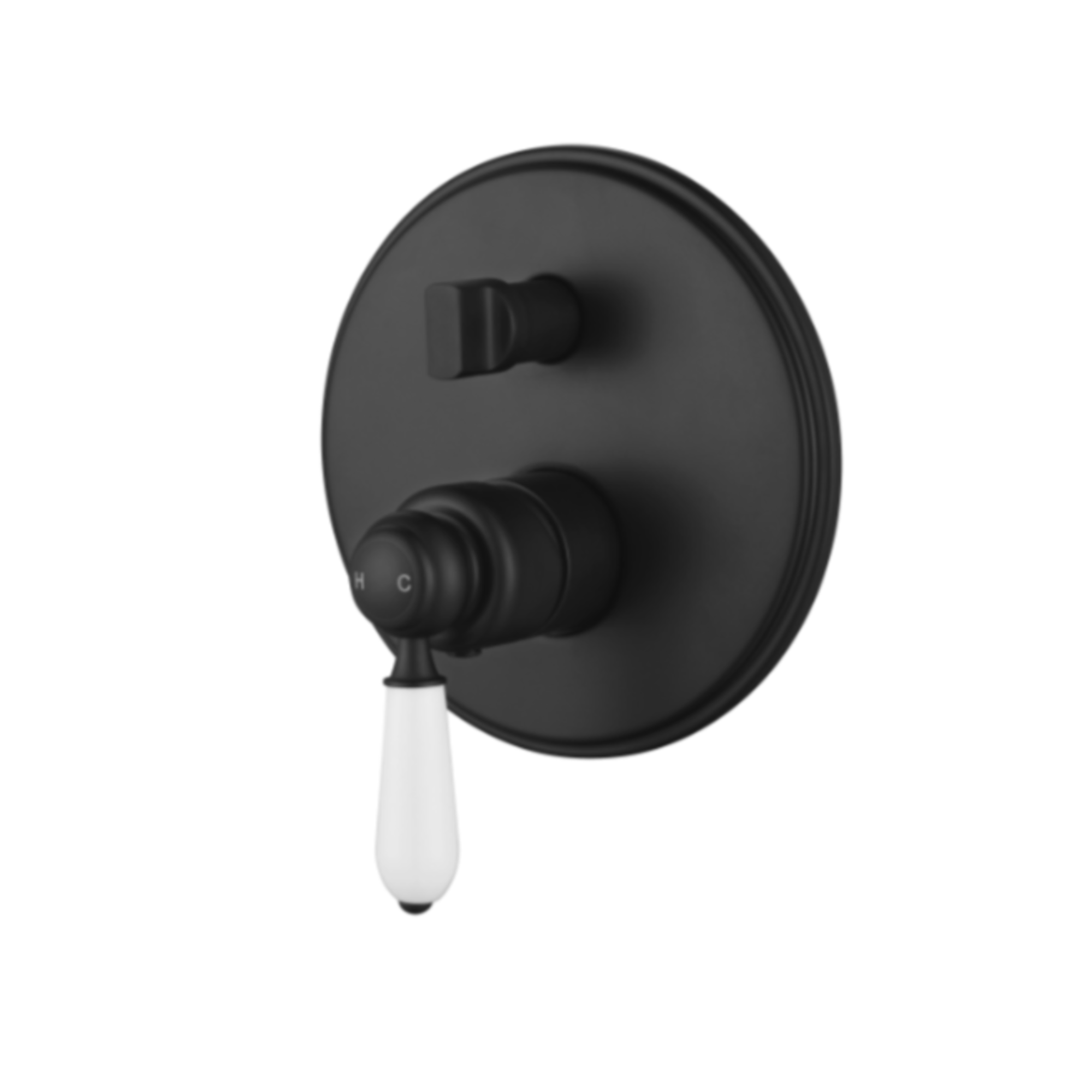 MODERN NATIONAL - BORDEAUX Shower Mixer with Diverter BlackTapware – available at Bathroom City Perth