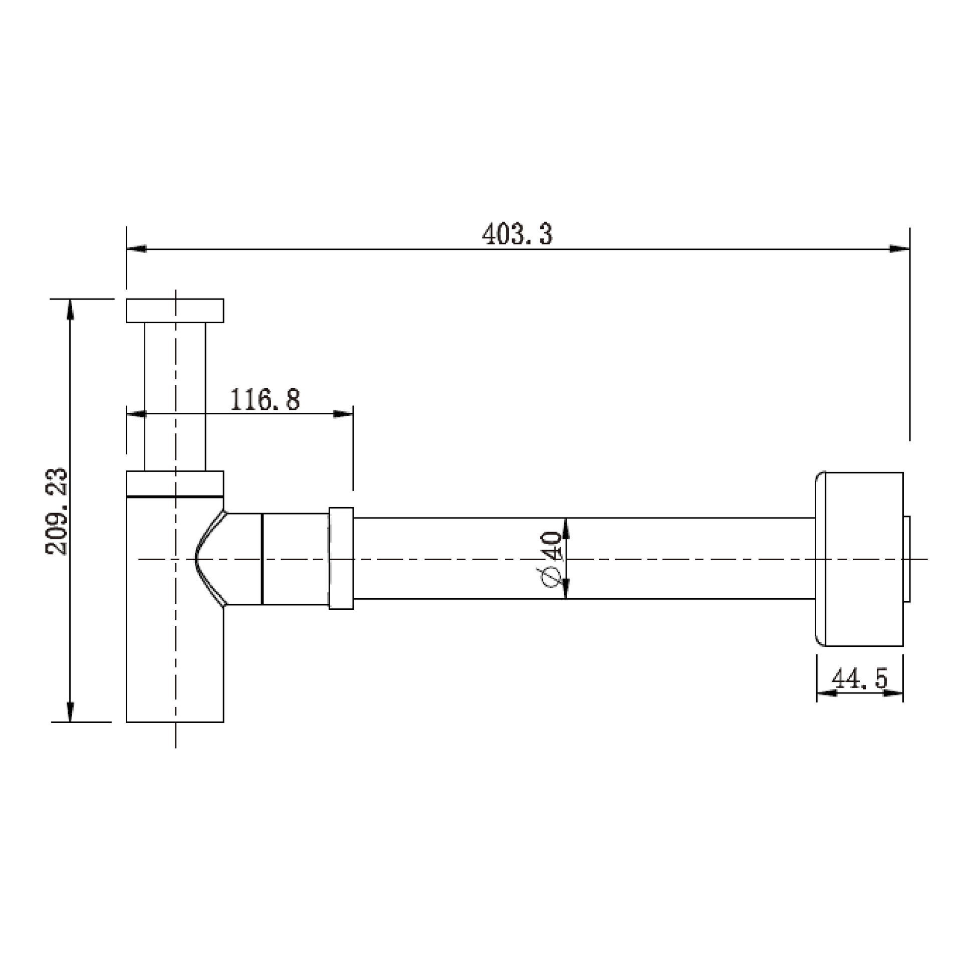 MODERN NATIONAL - Bottle Trap Champagne - Bottle Trap - from our - Modern National - supplier–available at Bathroom City Perth