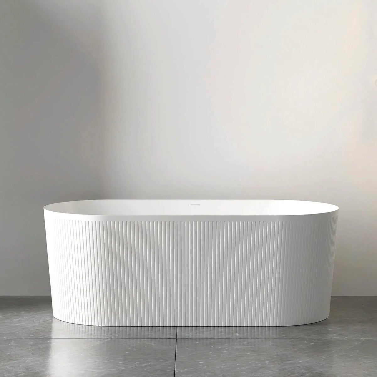 OTTI - Attica Noosa 1500 Gloss White Bath with Overflow-Baths-from our-Otti-supplier–available at Bathroom City Perth