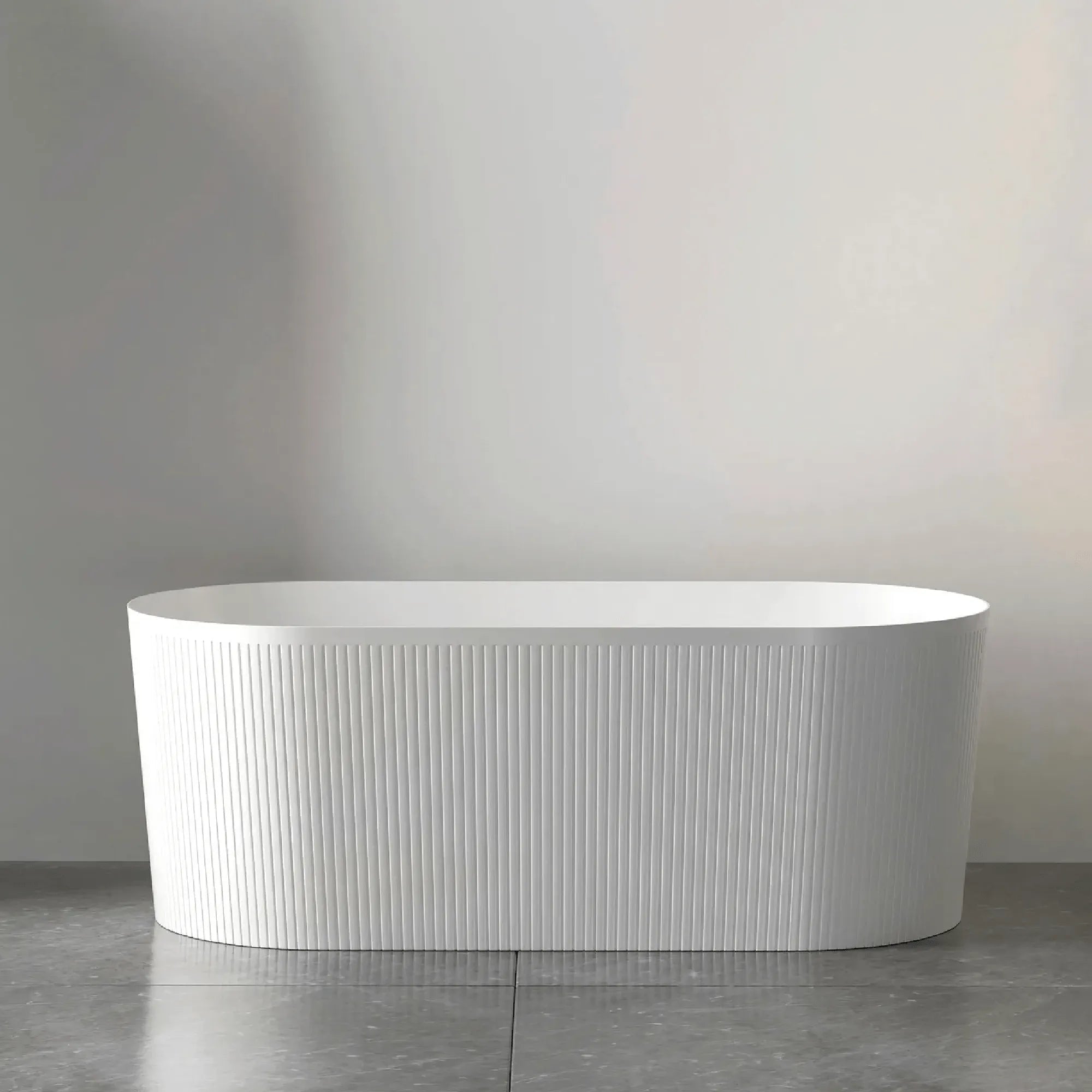 OTTI - Attica Noosa 1700 Gloss White Bath-Baths-from our-Otti-supplier–available at Bathroom City Perth
