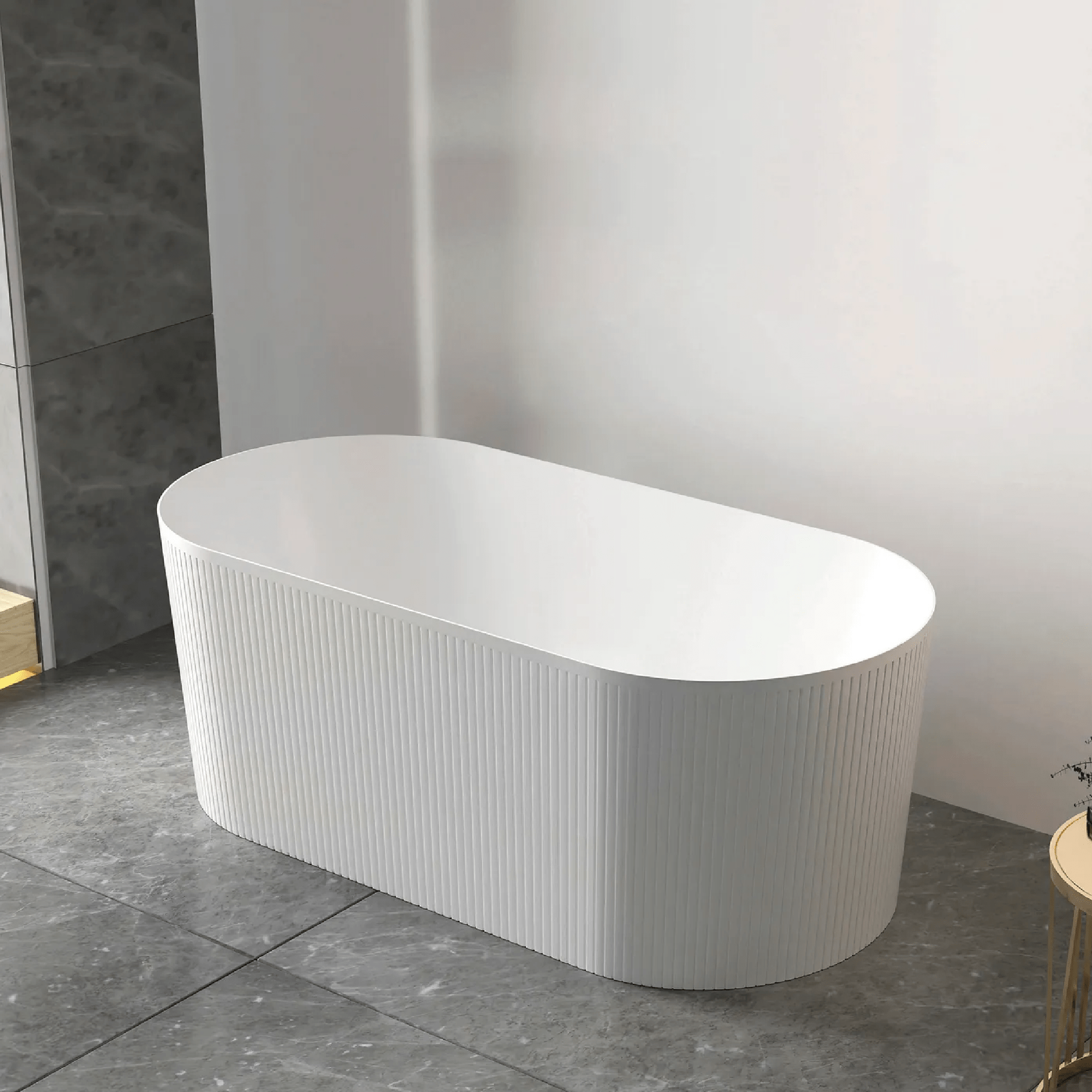OTTI - Attica Noosa 1700 Gloss White Bath - Baths - from our - Otti - supplier–available at Bathroom City Perth