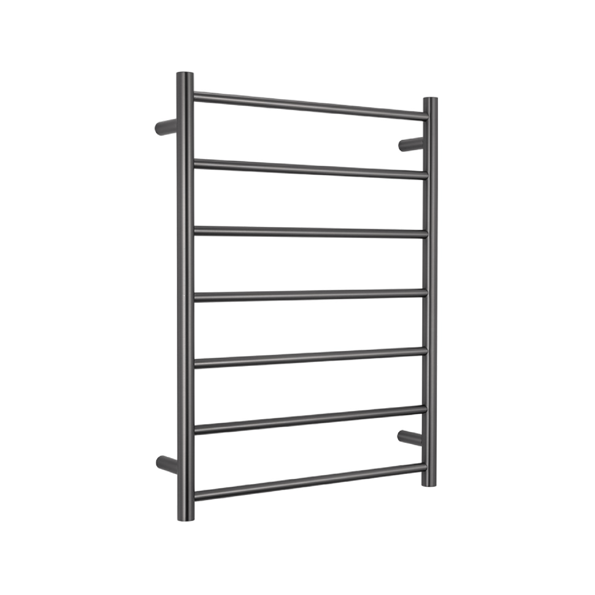RADIANT - 12V - GMG - RTR01 Low Voltage Heated Round Ladder 600x800mm Gun Metal Grey - Heated Towel Rails - from our - Radiant - supplier–available at Bathroom City Perth