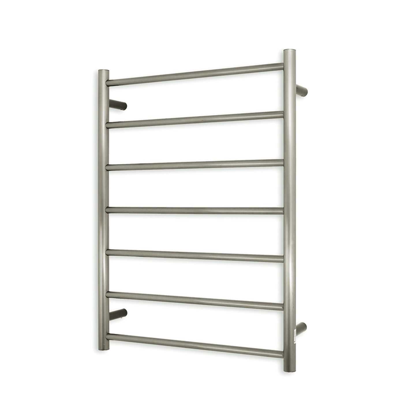 RADIANT - BN - RTR01 Heated Round Ladder 600x800mm Brushed NickelHeated Towel Rails – available at Bathroom City Perth