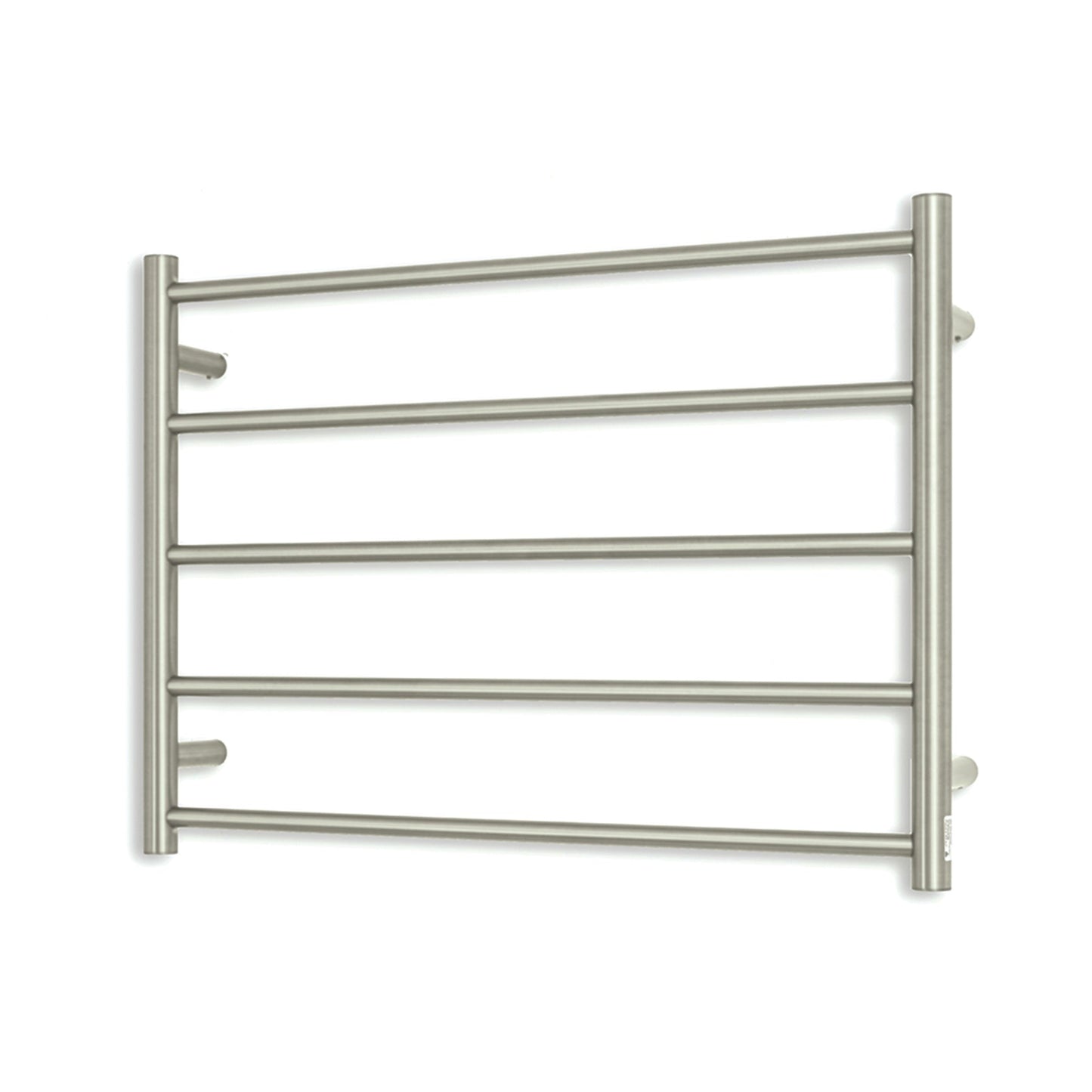 RADIANT - BN - RTR03 Heated Round Ladder 750x550mm Brushed NickelHeated Towel Rails – available at Bathroom City Perth