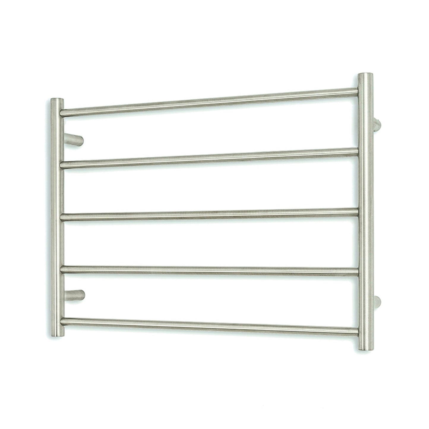 RADIANT - BRU - RTR03 - HEATED ROUND LADDER 750 X 550 MM BRUSHED SATINHeated Towel Rails – available at Bathroom City Perth