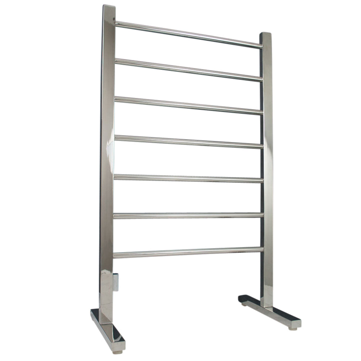 RADIANT - FSTR01 Heated Floor Standing Towel Rail 600x1000mm Mirror Polished - Heated Towel Rails - from our - Radiant - supplier–available at Bathroom City Perth