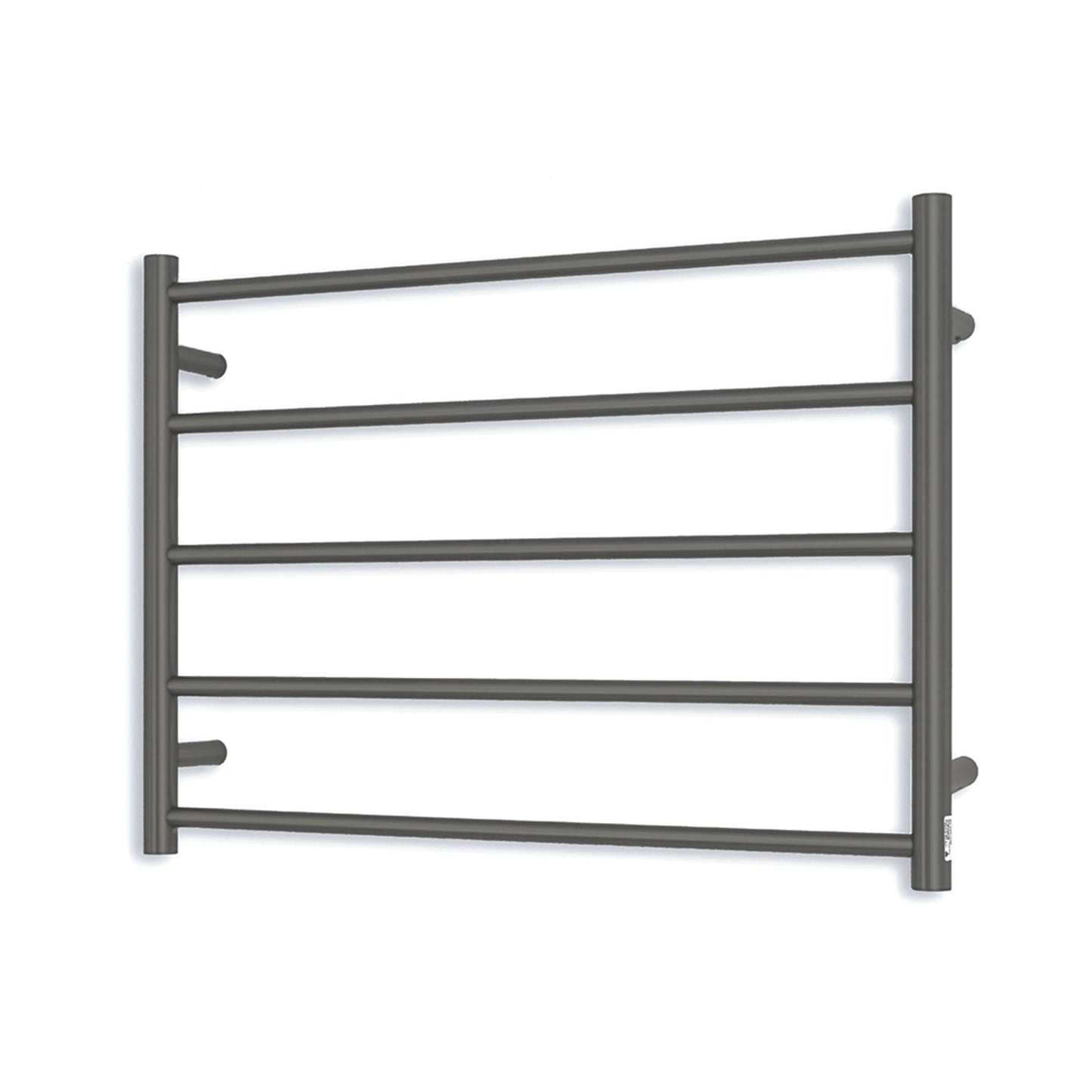 RADIANT - GMG - RTR03 - HEATED ROUND LADDER 750 X 550 MM GUN METAL GREYHeated Towel Rails – available at Bathroom City Perth