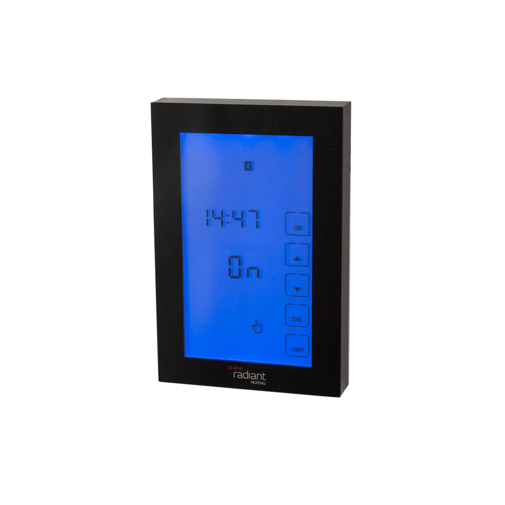 RADIANT - GTSB - TIM - V Premium Look Digital Timer Switch Black Vertical - Accessories - from our - Radiant - supplier–available at Bathroom City Perth
