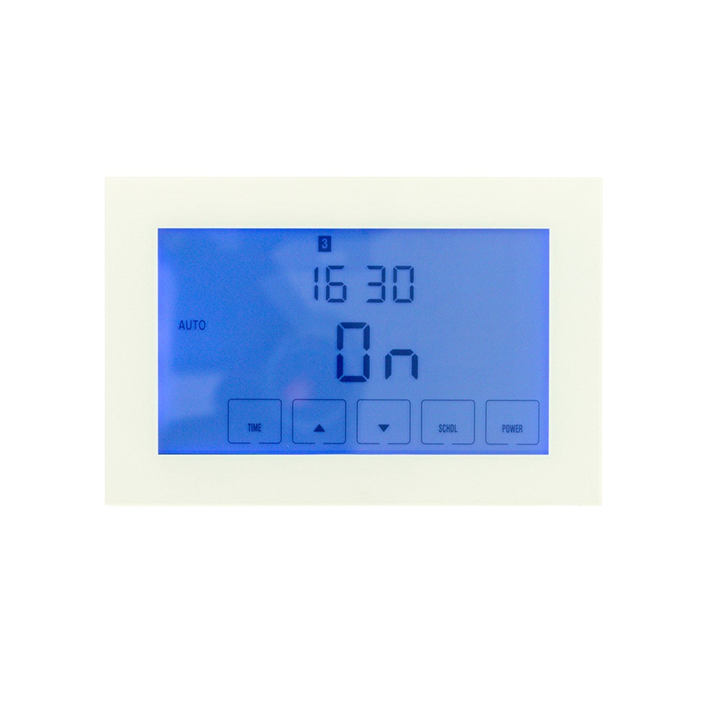 RADIANT - GTSW - TIM - H Premium Look Digital Timer Switch White HorizontalAccessories – available at Bathroom City Perth