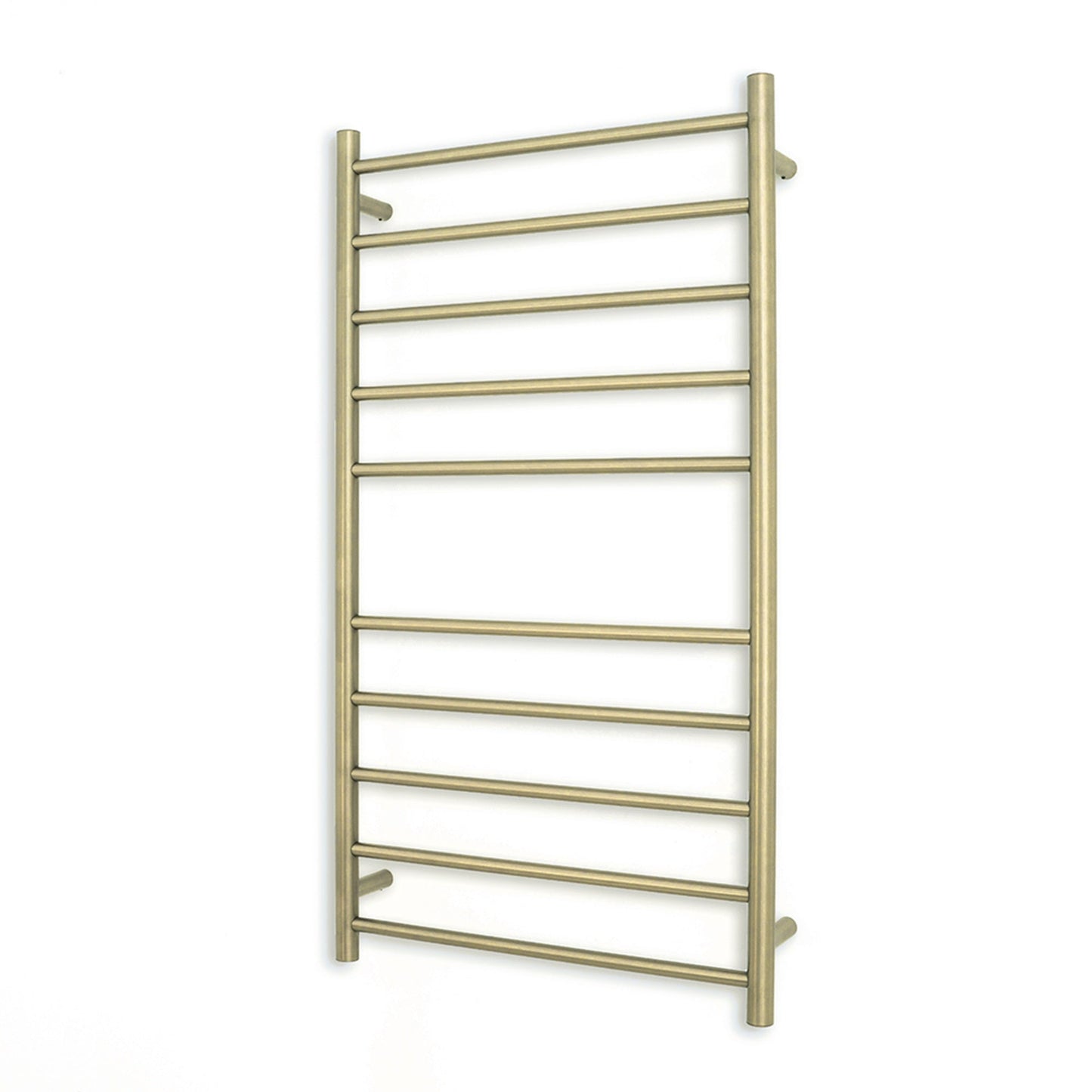 RADIANT - LG - RTR02 - HEATED ROUND LADDER 600 X 1100 MM LIGHT GOLDHeated Towel Rails – available at Bathroom City Perth