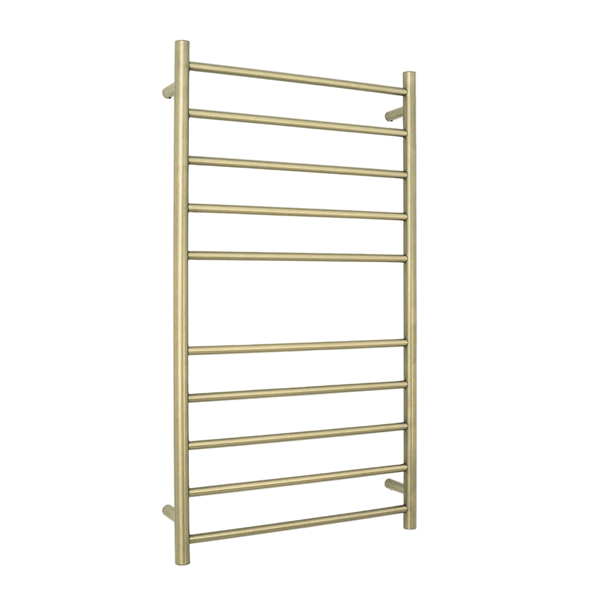 RADIANT - LG - RTR02 - HEATED ROUND LADDER 600 X 1100 MM LIGHT GOLDHeated Towel Rails – available at Bathroom City Perth