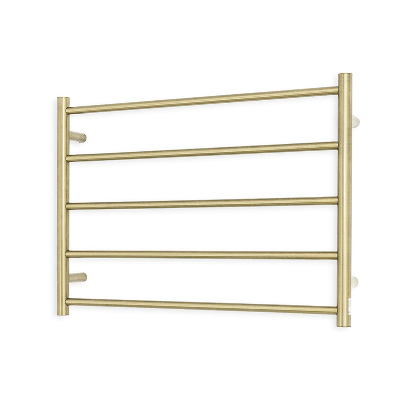 RADIANT - LG - RTR03 - HEATED ROUND LADDER 750 X 550 MM LIGHT GOLD Heated Towel Rails from our Radiant supplier – available at Bathroom City Perth