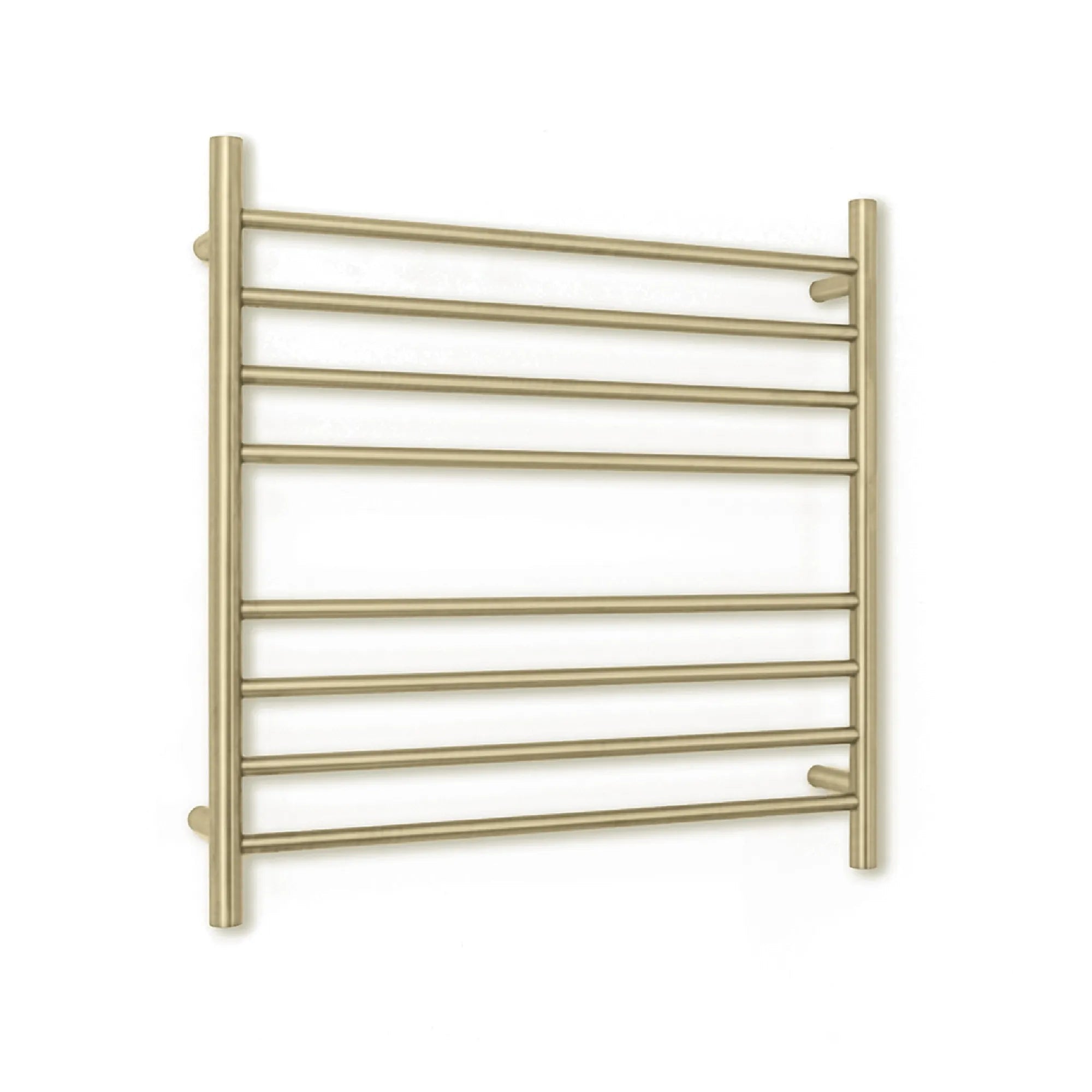 RADIANT - LG-RTR06 Heated Round Ladder 750x750mm Light Gold-Heated Towel Rails-from our-Radiant-supplier–available at Bathroom City Perth