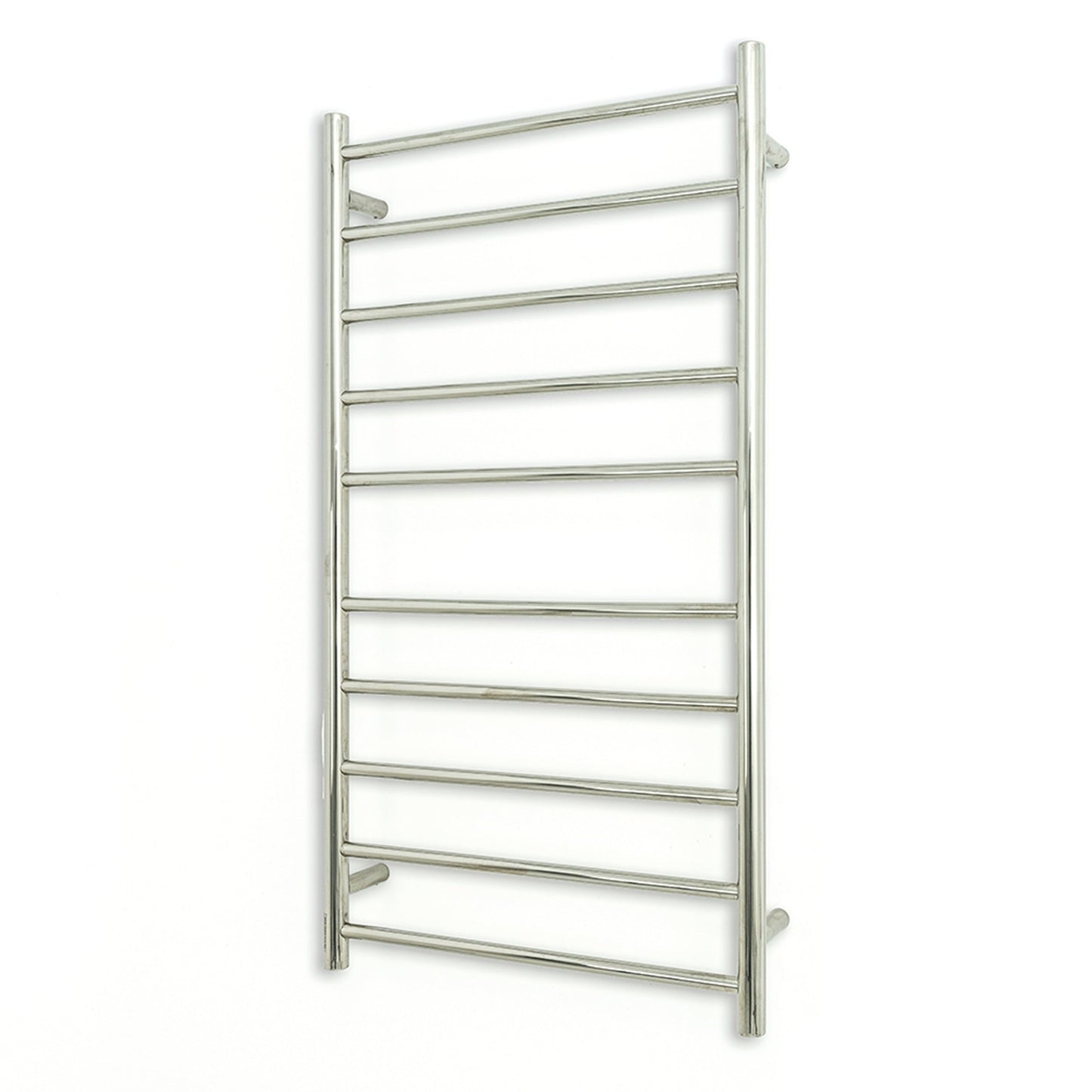 RADIANT - RTR02 Heated Round Ladder 600x1100mm Mirror PolishedHeated Towel Rails – available at Bathroom City Perth