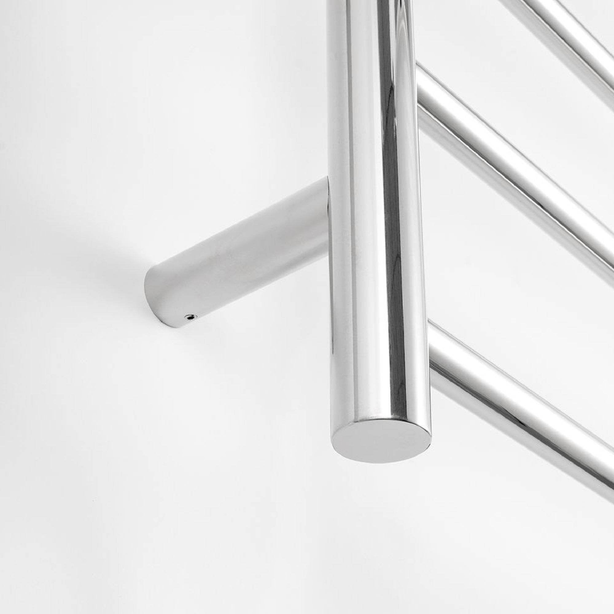 RADIANT - RTR08 Heated Round Ladder 900x750mm Mirror Polished - Heated Towel Rails - from our - Radiant - supplier–available at Bathroom City Perth